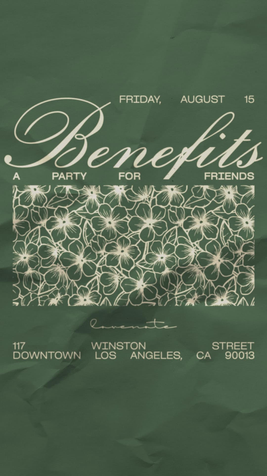 BENEFITS: A Party for Friends event image