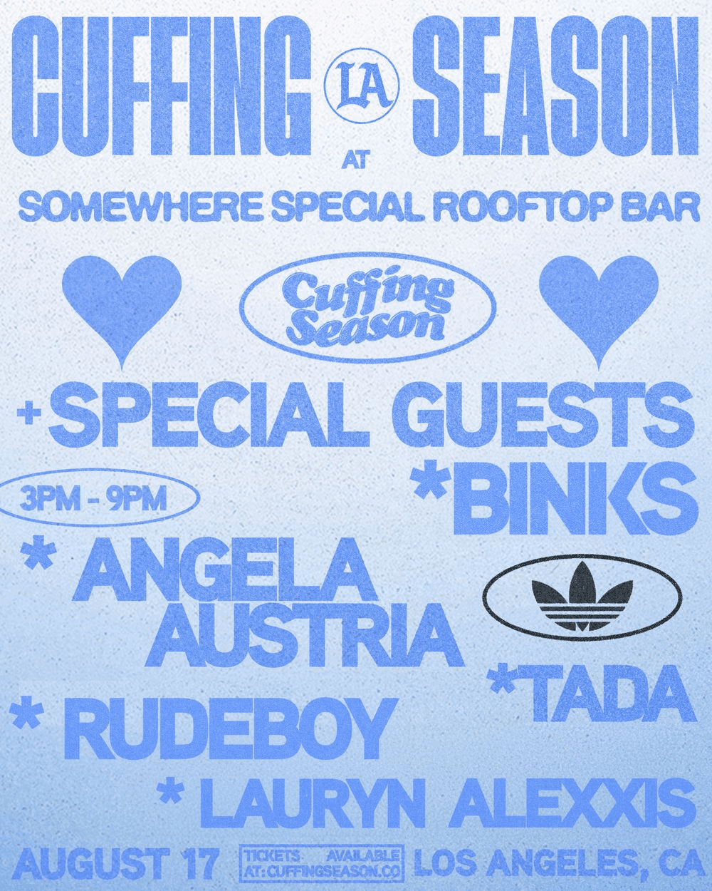 Cuffing Season Day Party with adidas! event image