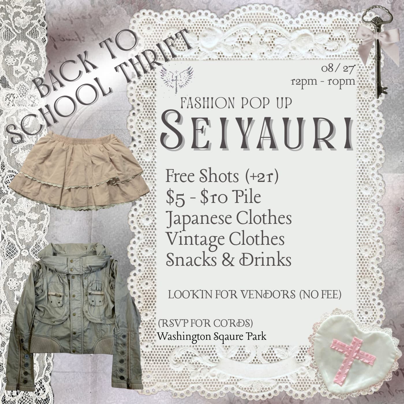 Seiyauri Back To School 08/27 event image
