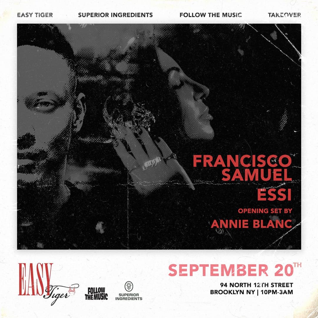 POSTPONED: Follow The Music x Easy Tiger event image