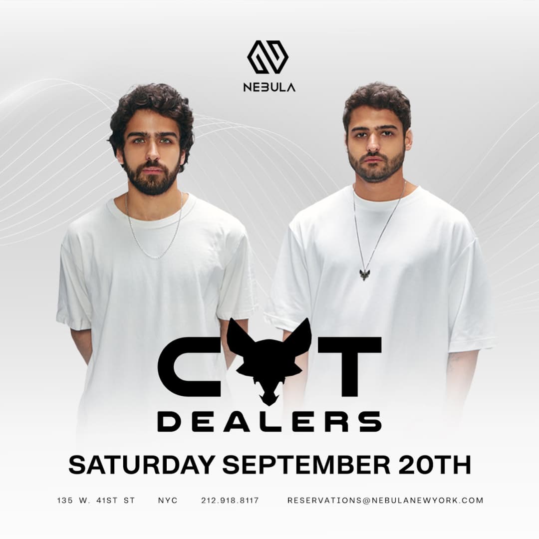 Nebula Saturdays Events Sounds by DJ CAT DEALERS event image