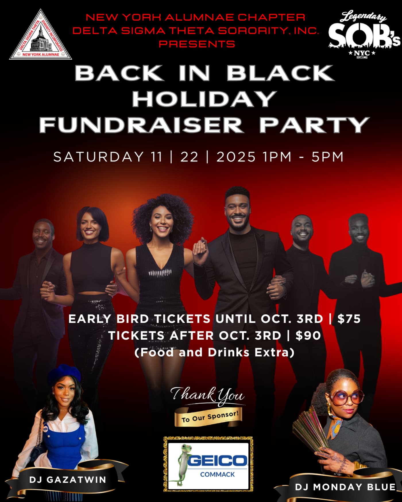 Back in Black: A Holiday Fundraiser Party event image