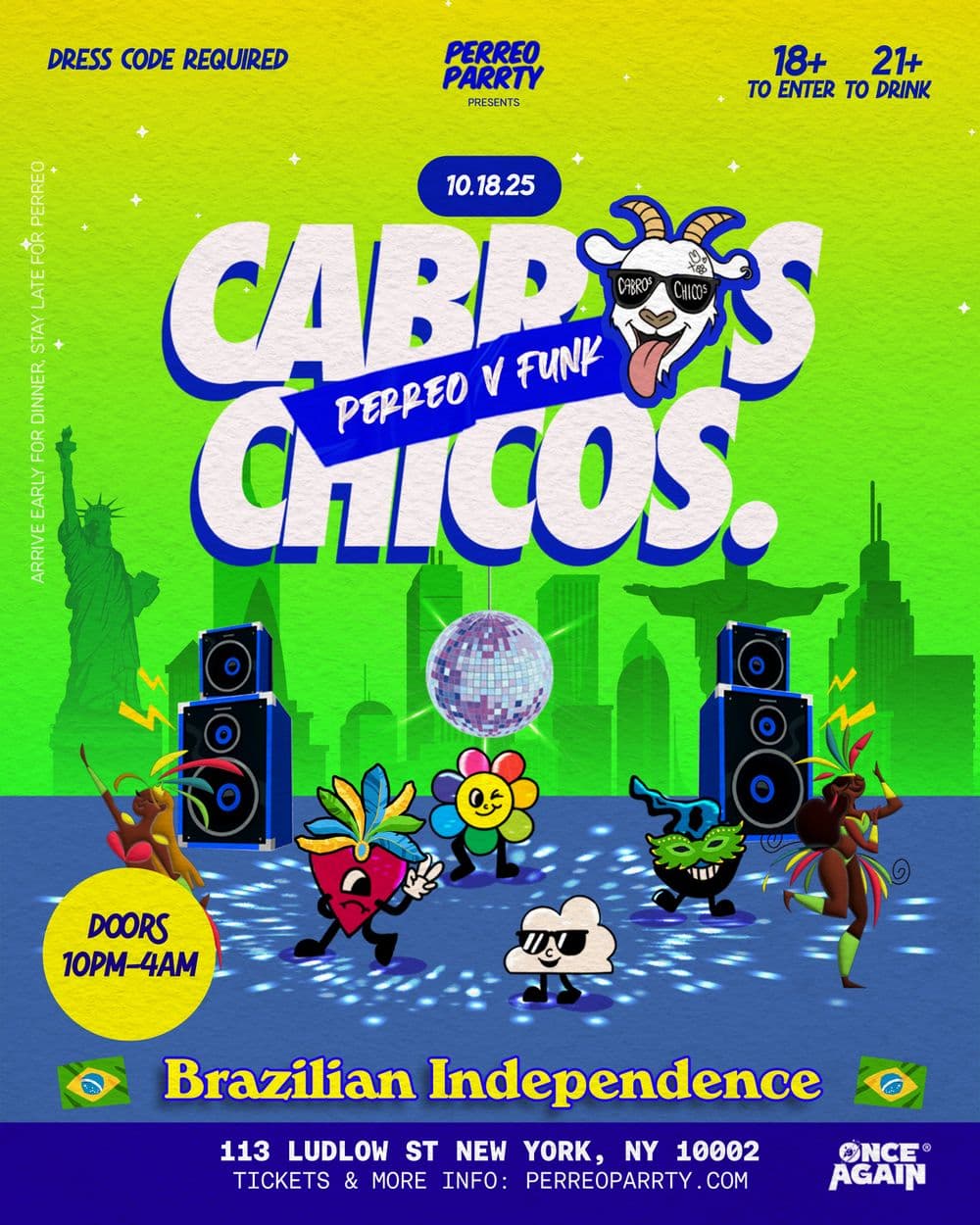 Cabros Chicos - Perreo v Funk | Dance Party in NYC (18+) event image
