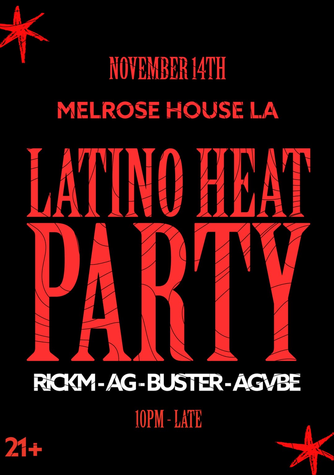 LATINO HEAT PARTY | NOV 14th event image