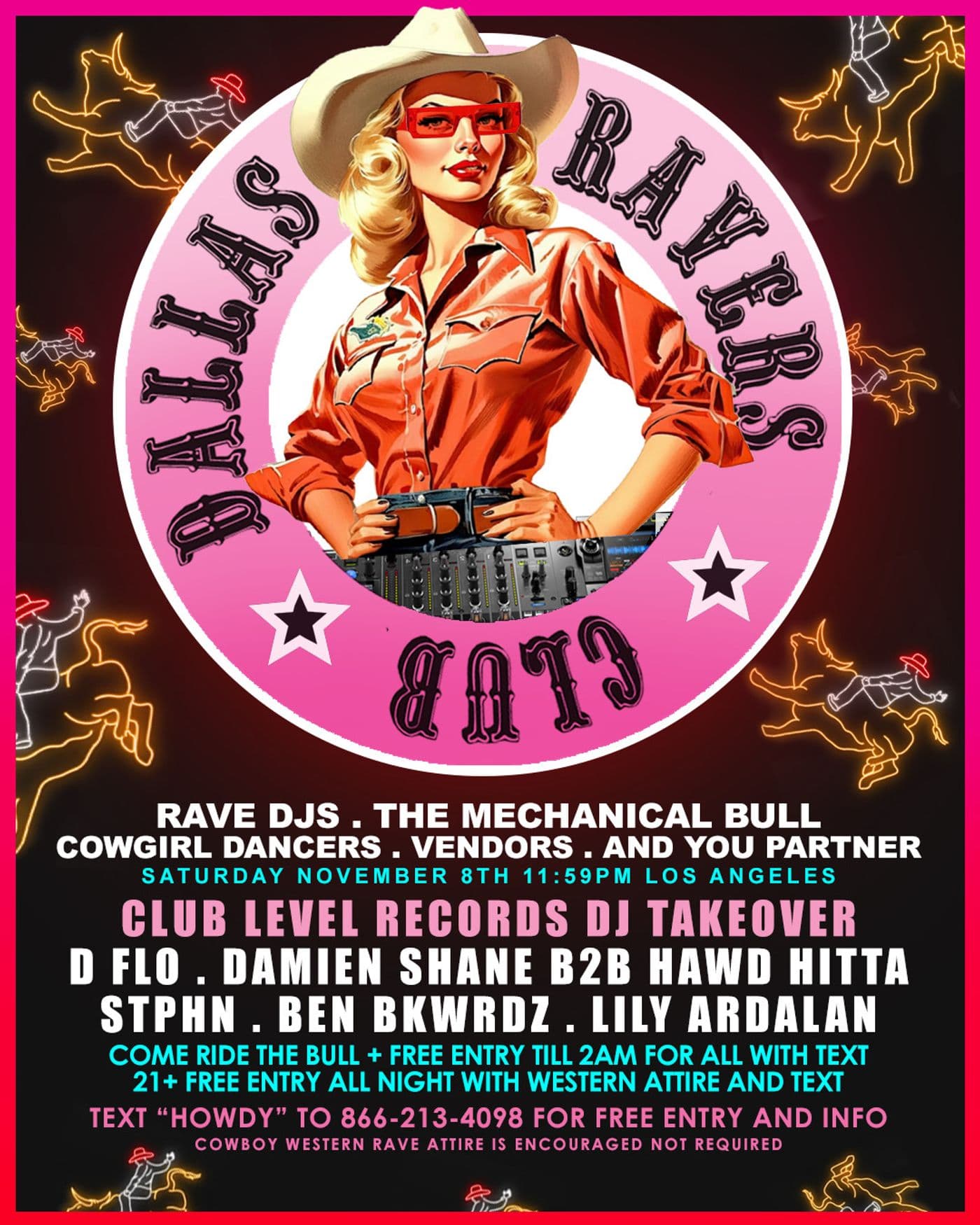 Dallas Ravers Club  X  AFTERMIDNIGHT  Club Level Records Dj Takeover! event image