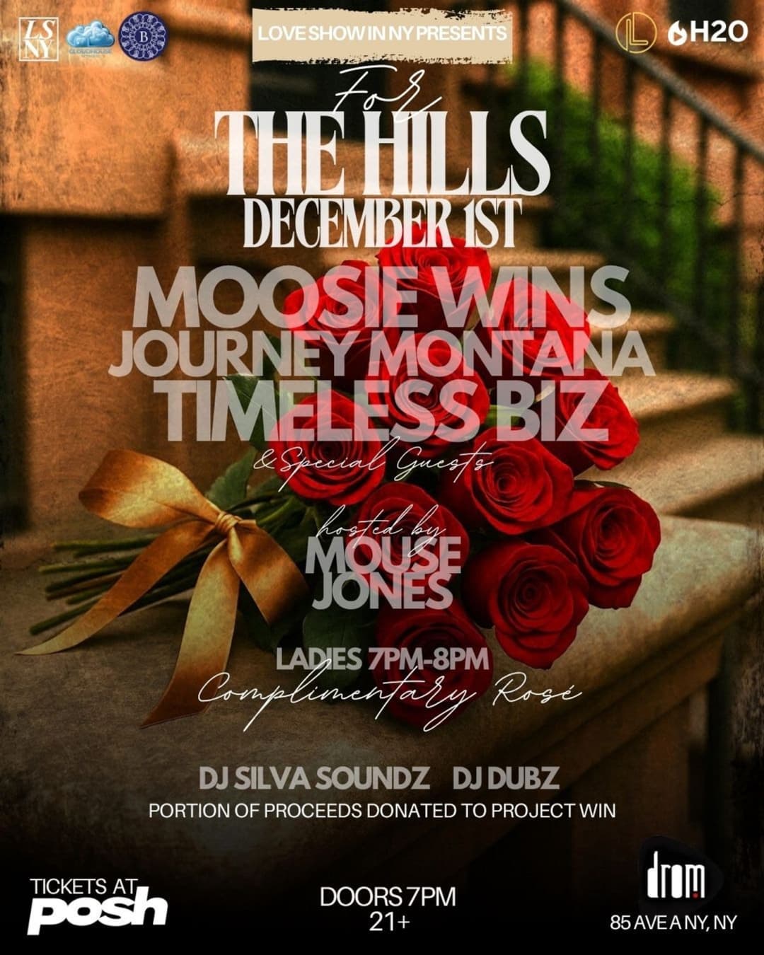 FOR THE HILLS LIVE: MOOSIE WINS x TIMELESS BIZ event image