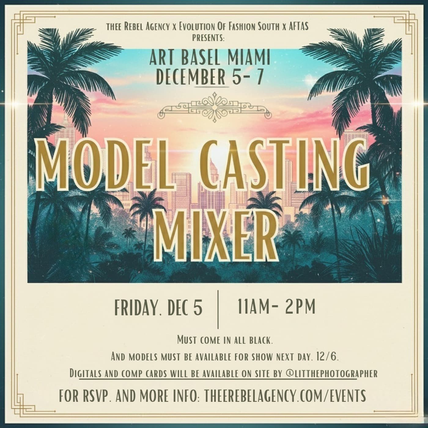 Concrete Jungle:  Model Casting Mixer event image