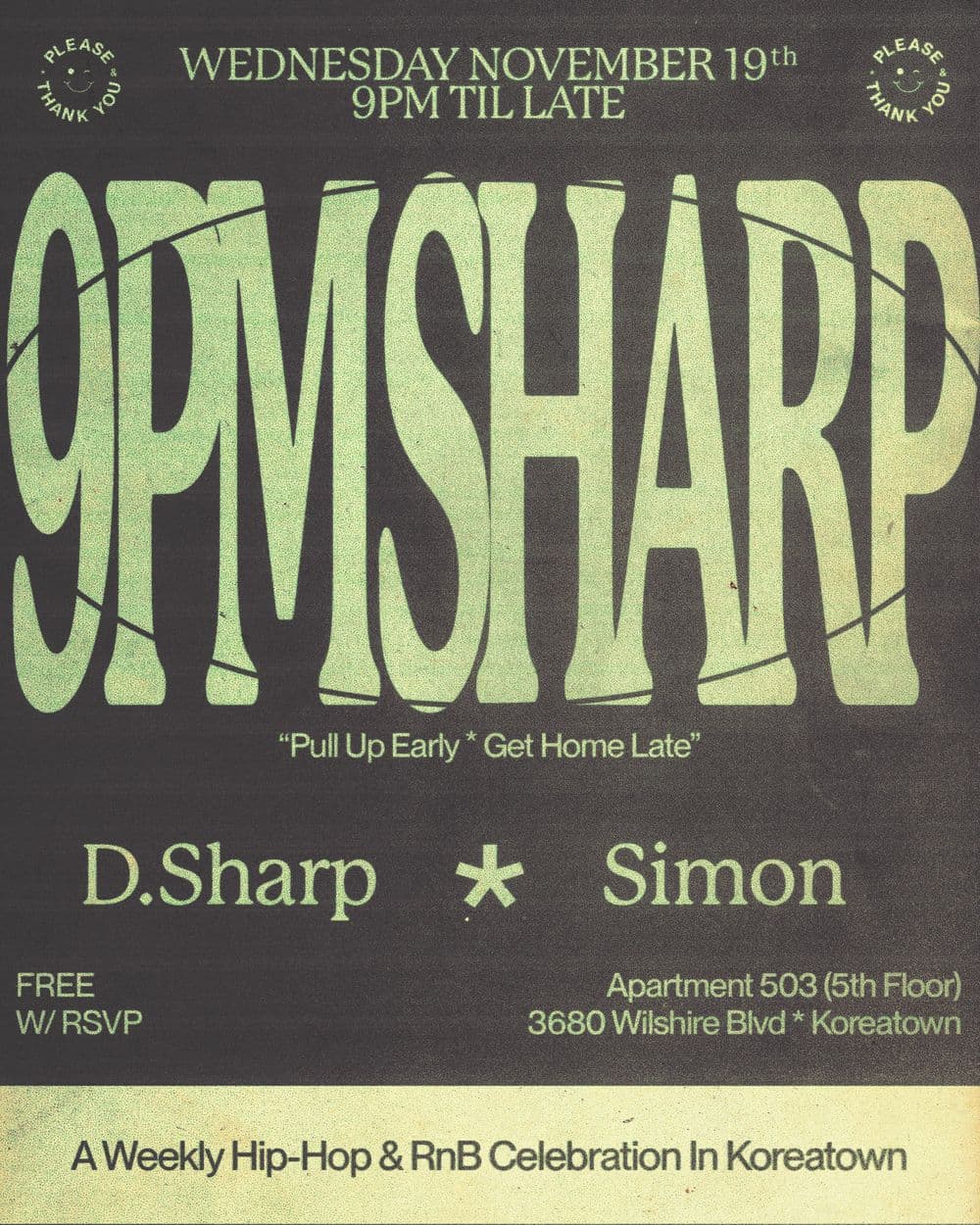 9PM SHARP event image