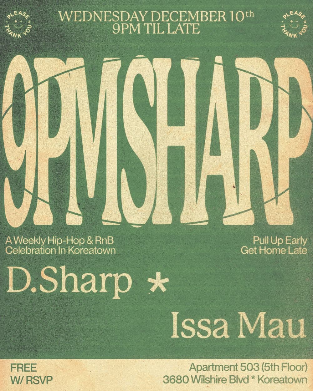 9PM SHARP event image