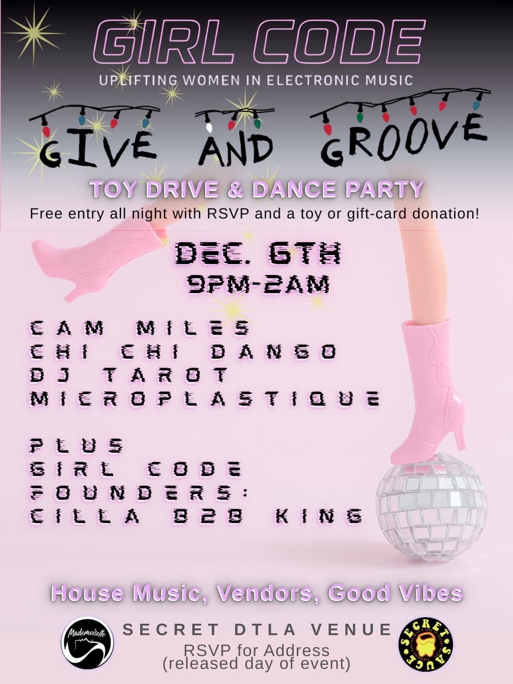 Girl Code Give And Groove event image