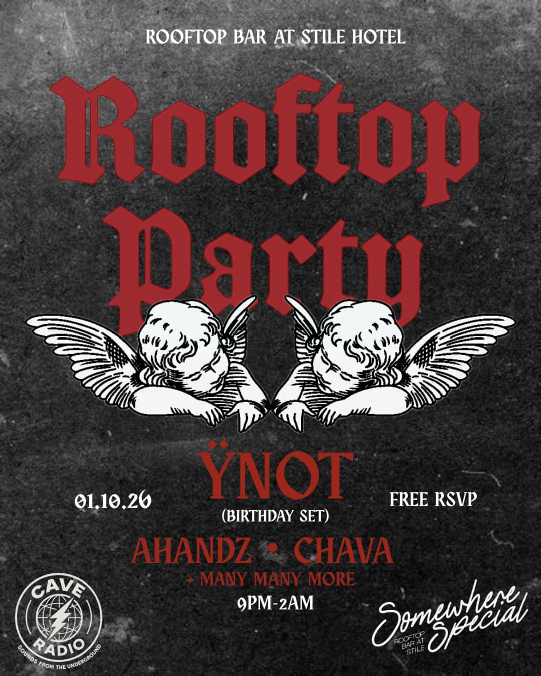ŸNOT’s Rooftop Party event image