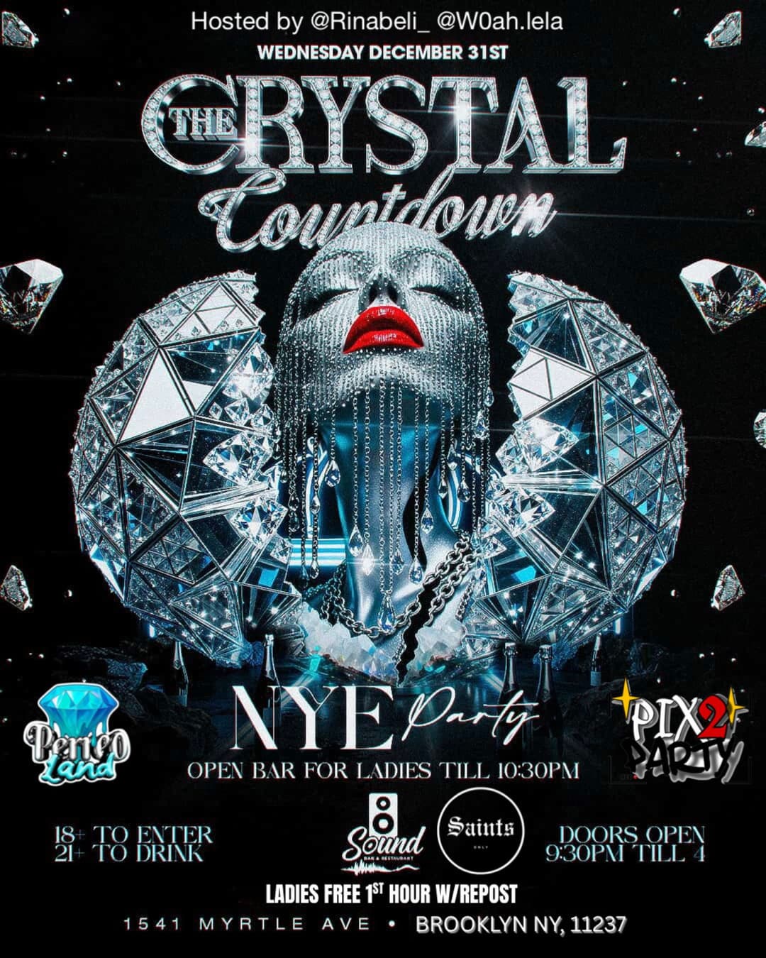 CRYSTAL COUNTDOWN (NYE) event image