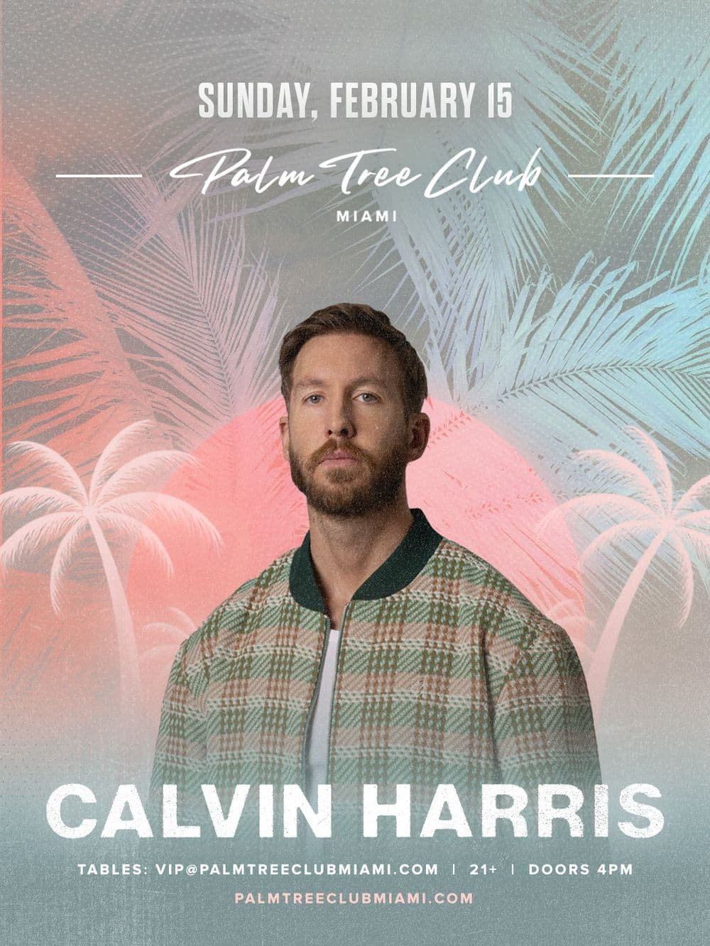 Calvin Harris Presented by Palm Tree Club Miami event image