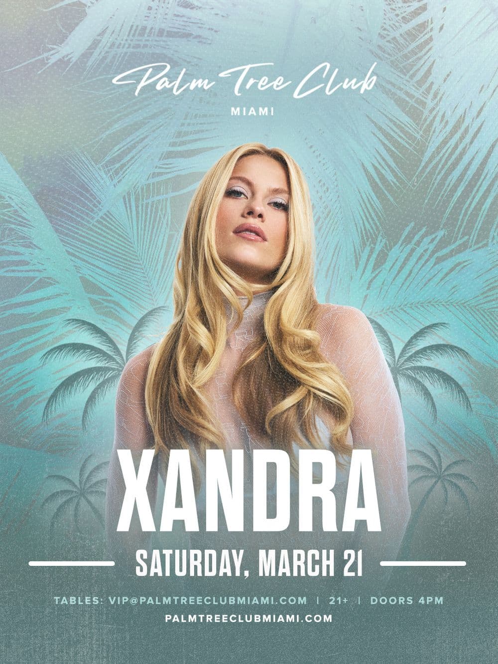 XANDRA Presented by Palm Tree Club Miami event image