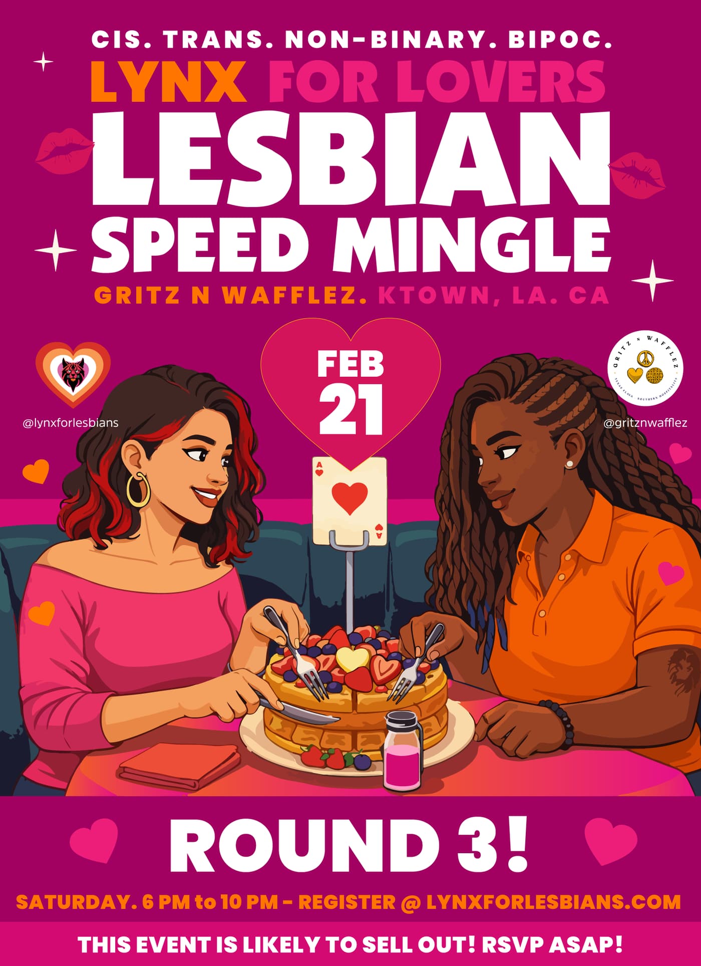 LYNX for LOVERS - Lesbian Speed Mingle event image