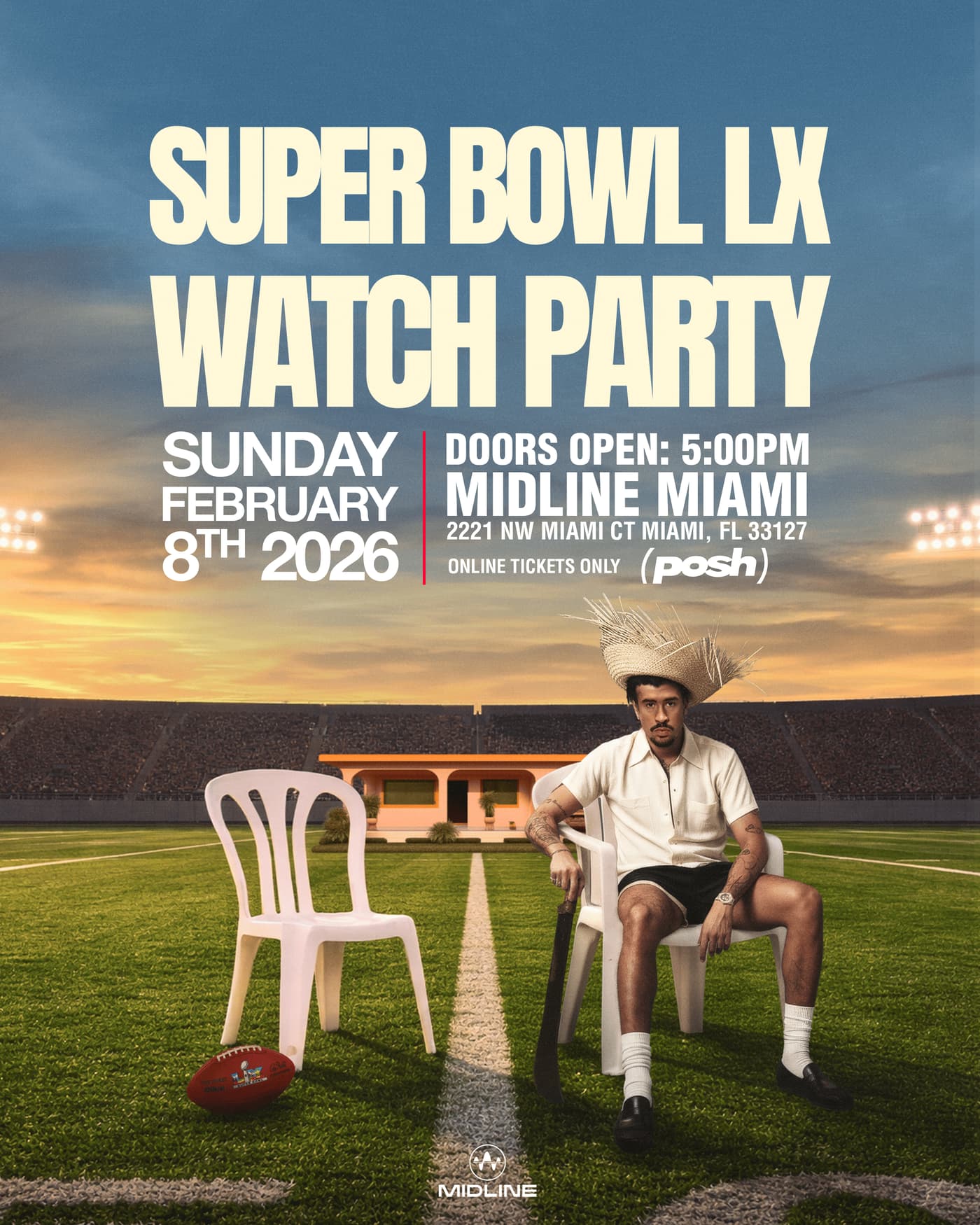 Bad Bunny Watch Party MIAMI - Super Bowl LX event image