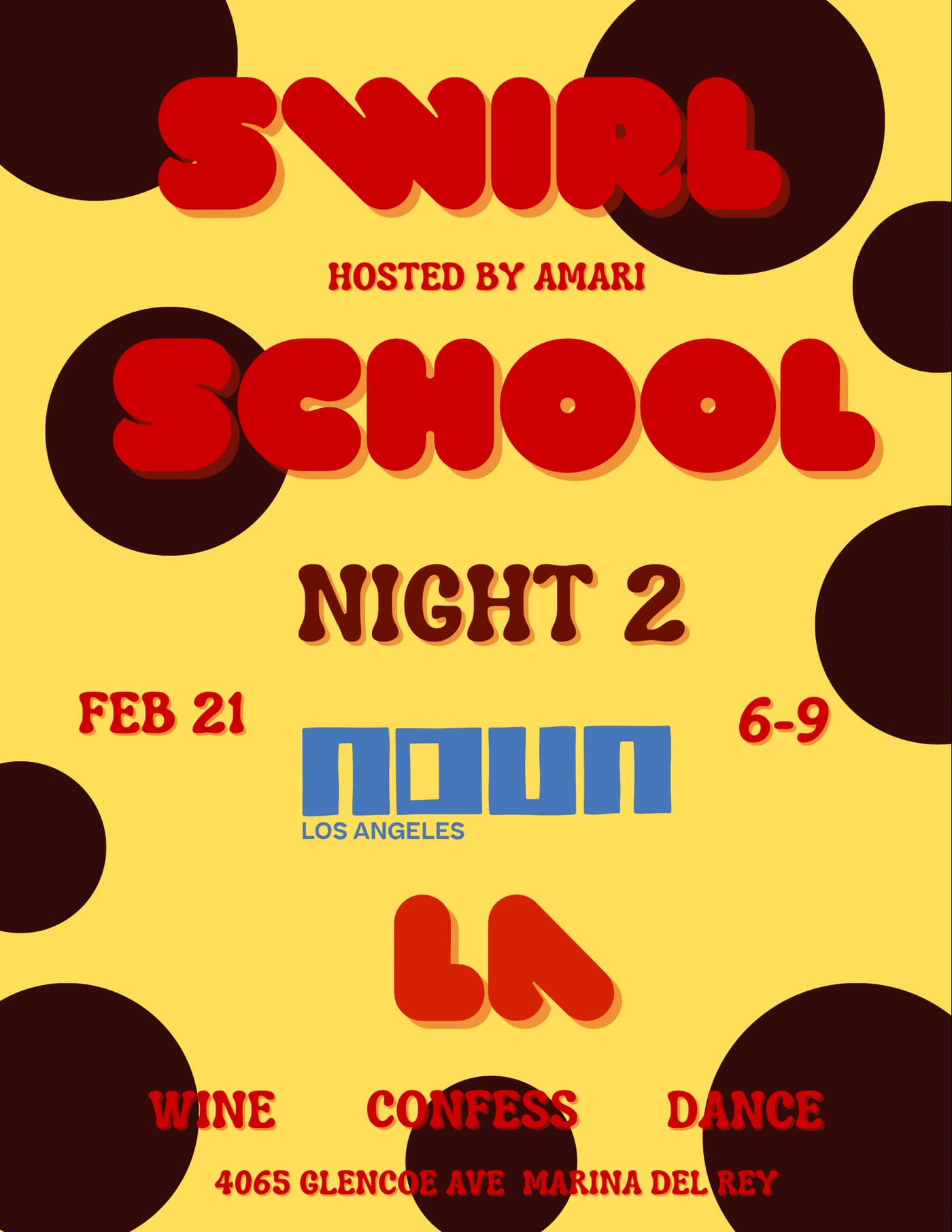 SWIRL SCHOOL: LA NIGHT 2 event image