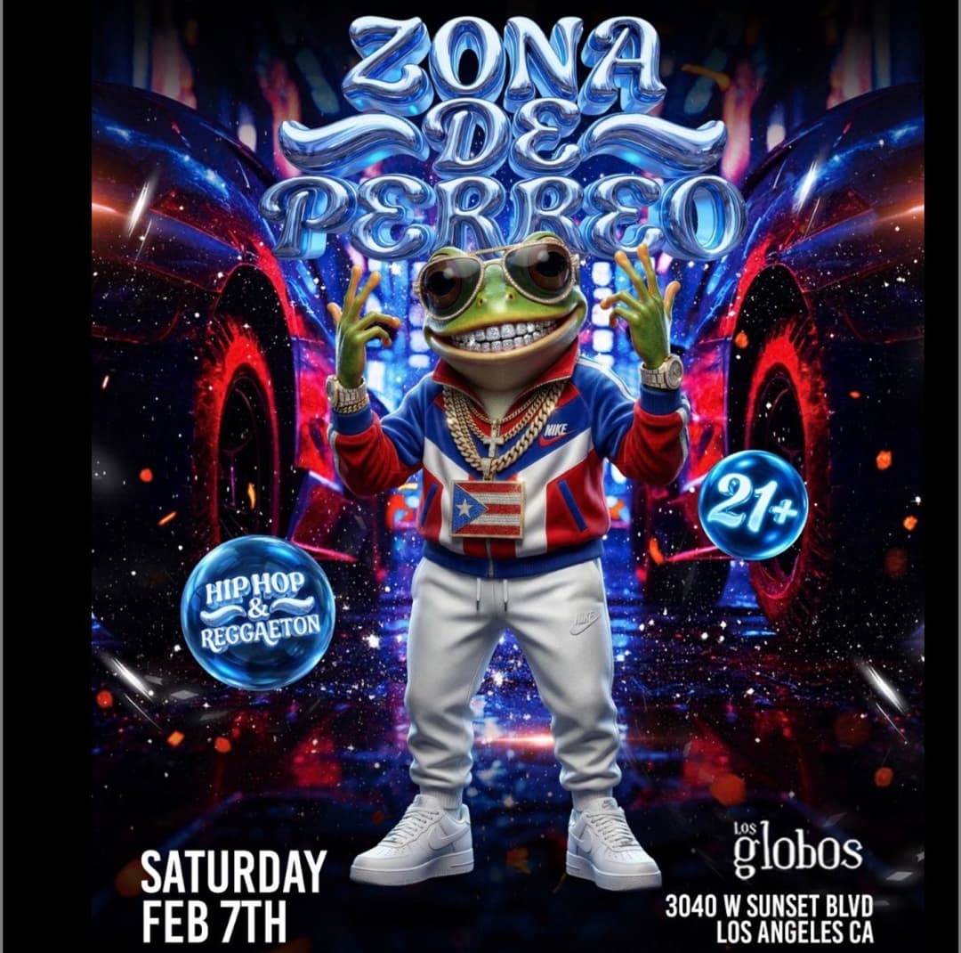 21+ SATURDAY FEB 7 ZONA DE PERREO LOS GLOBOS event image