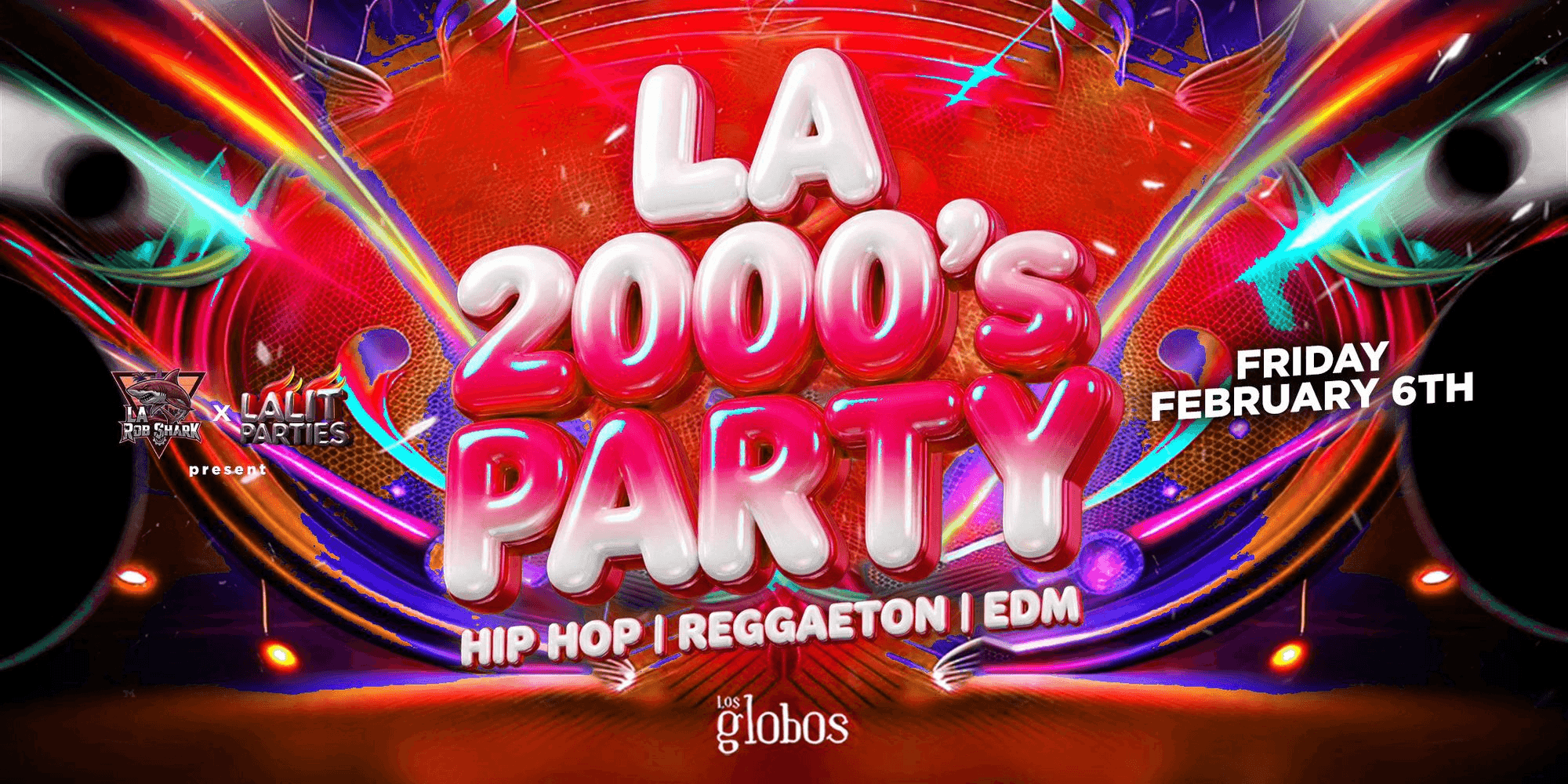 18+ FRIDAY LA 2000'S LOS GLOBOS FREE W/RSVP event image