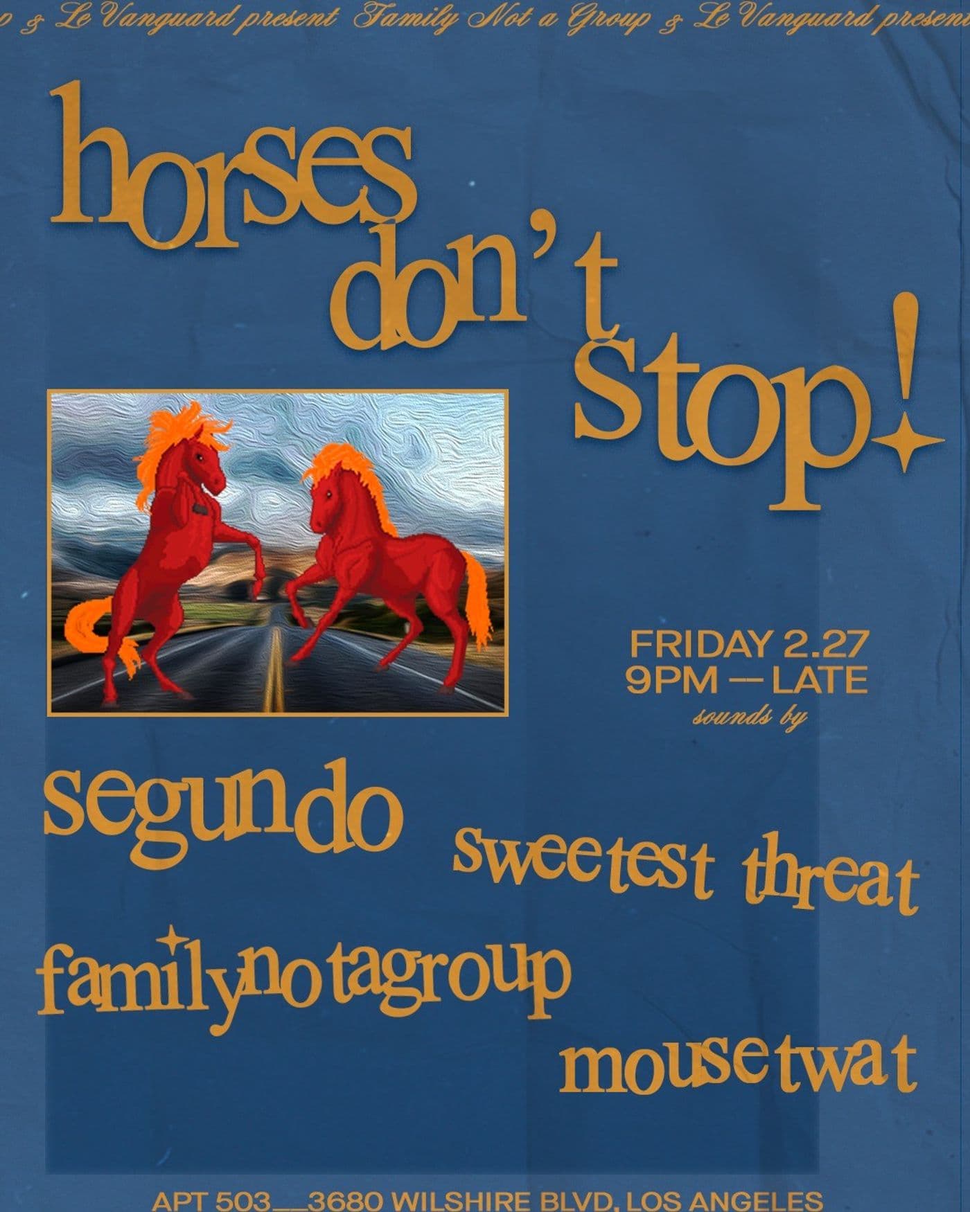 Horses Dont Stop ! event image