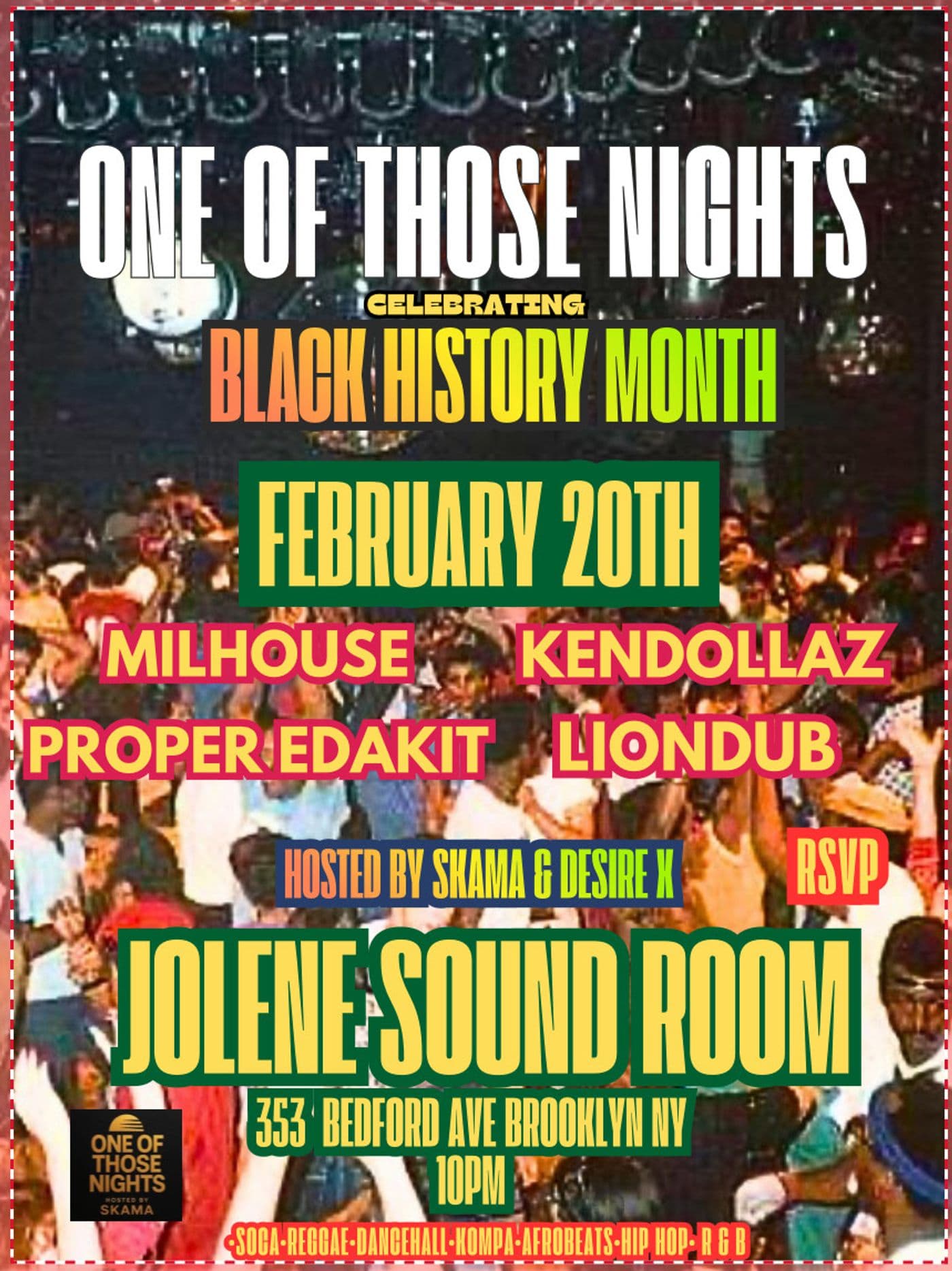 One Of Those Nights event image