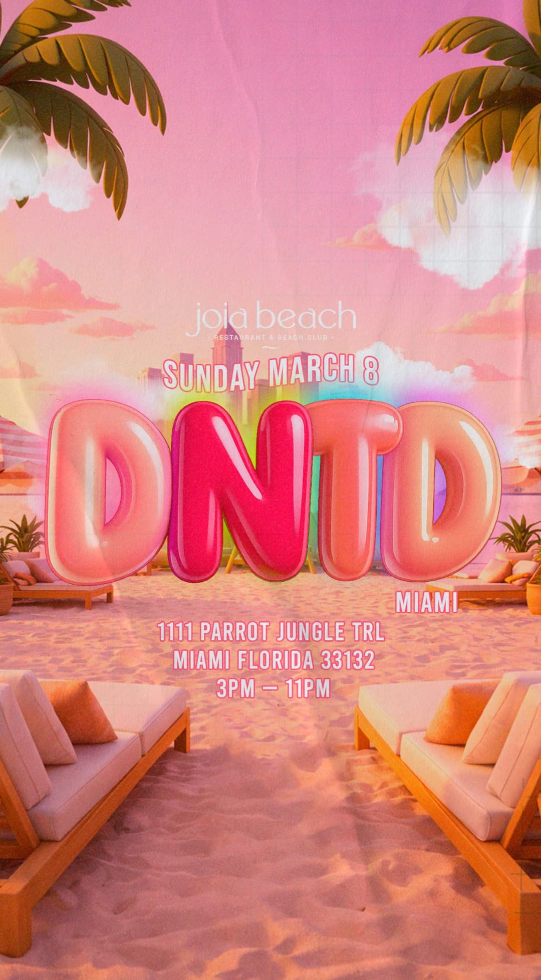 DNTD x JOIA BEACH event image