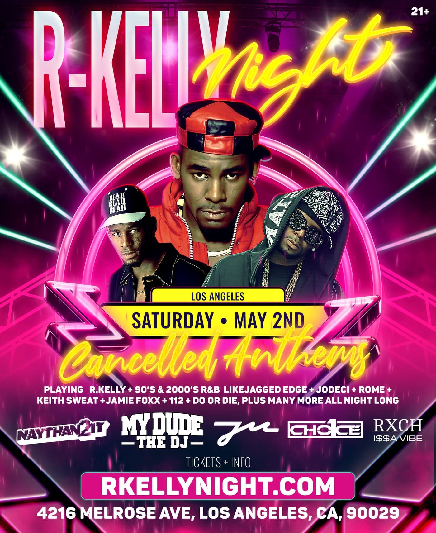 Cancelled Anthems R. Kelly Night + RnB HipHop Hits 21+ event image