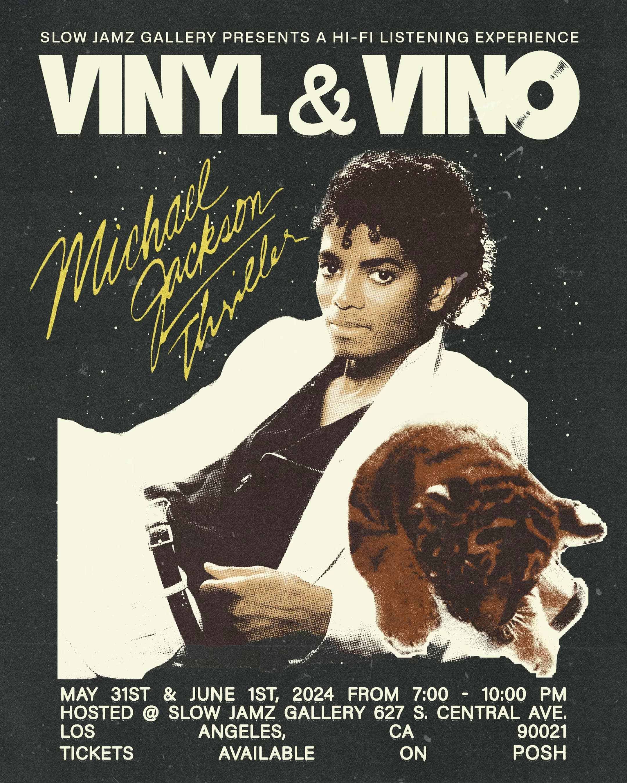 Vinyl & Vino: Listening to Michael Jackson's Thriller event image