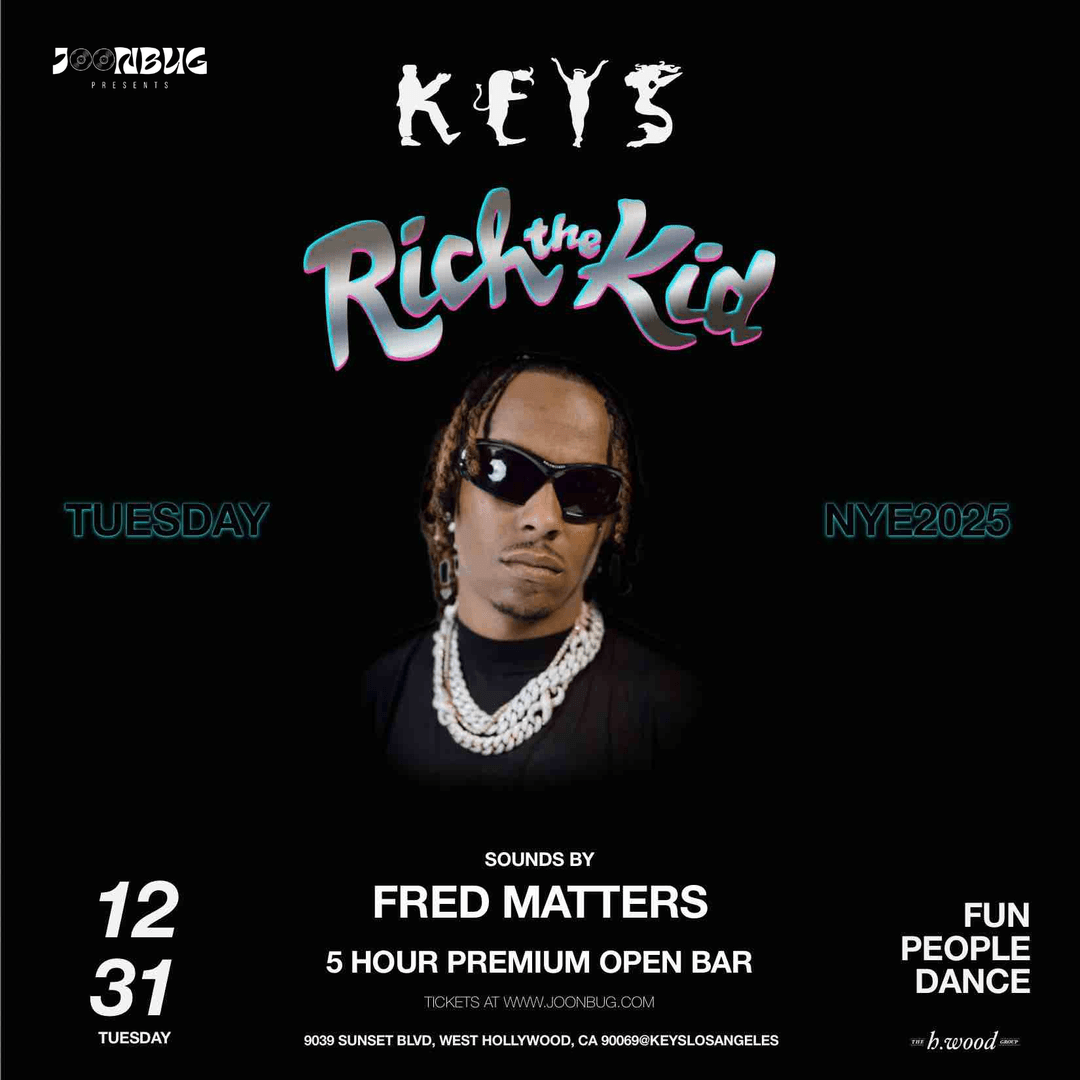 NYE 2025 at Keys Nightclub Feat. Rich The Kid event image
