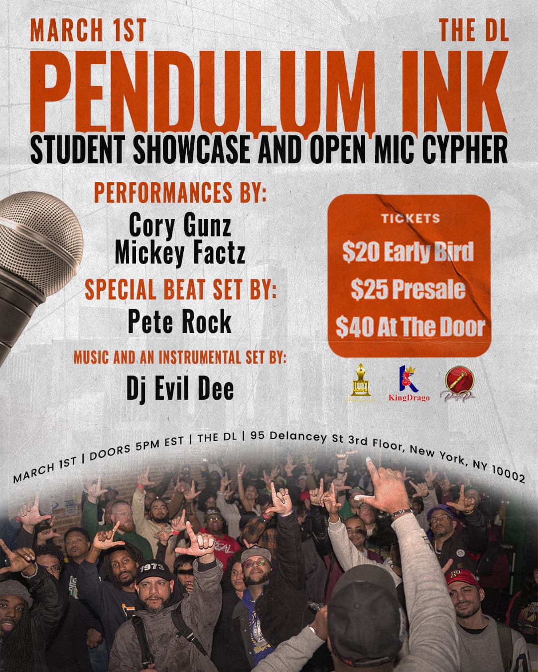 Pendulum Ink Showcase & Open Mic Cypher event image