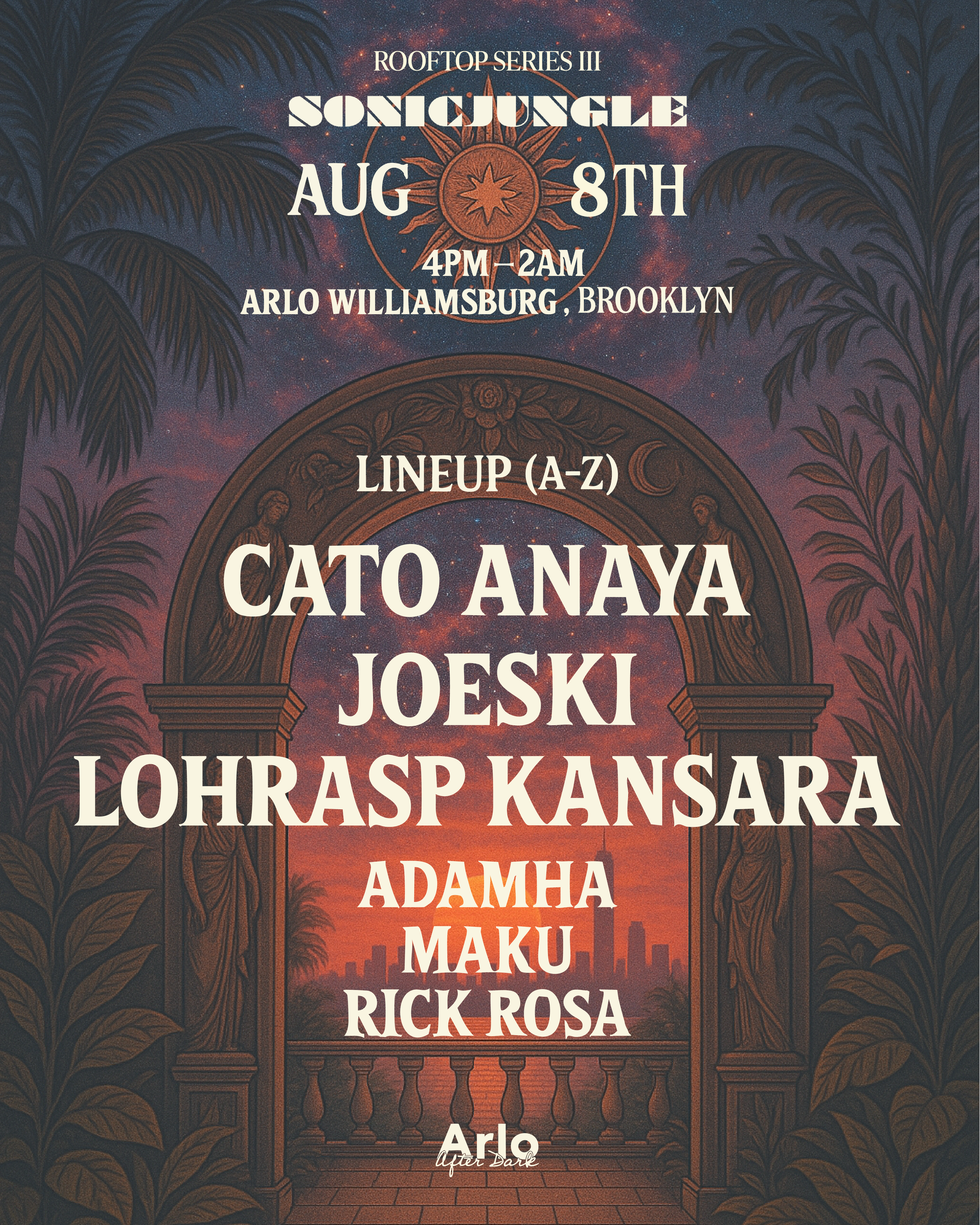 Rooftop Series III SonicJungle featuring Cato Anaya, Joeski + More event image