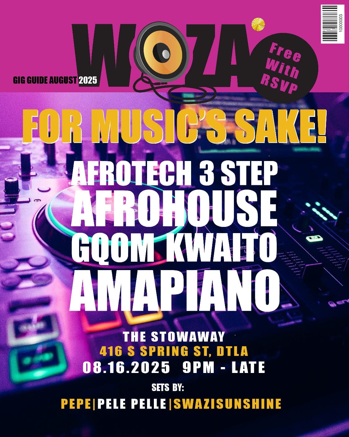 WOZA: sounds of South Africa event image