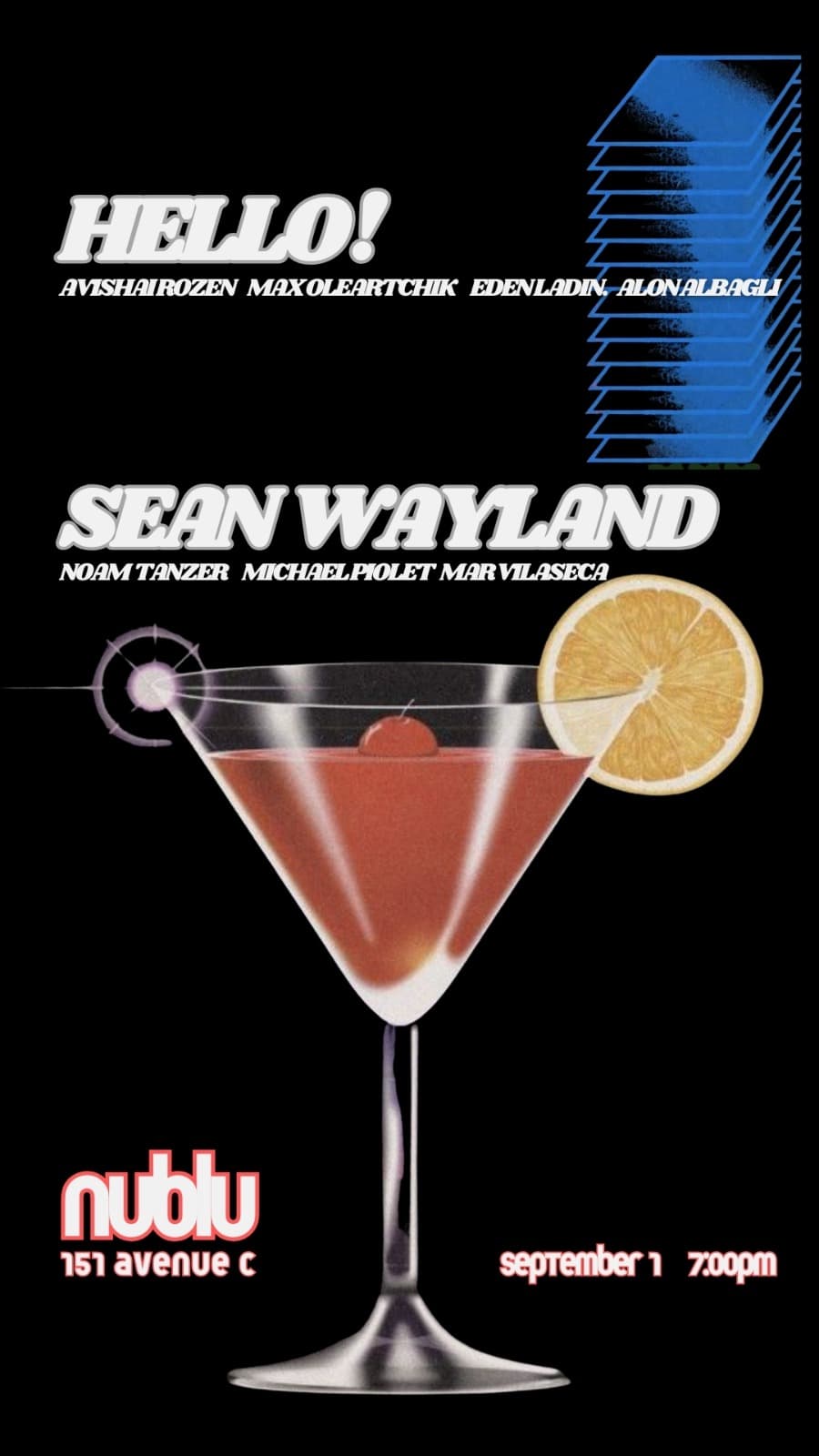 Hello & Sean Wayland event image