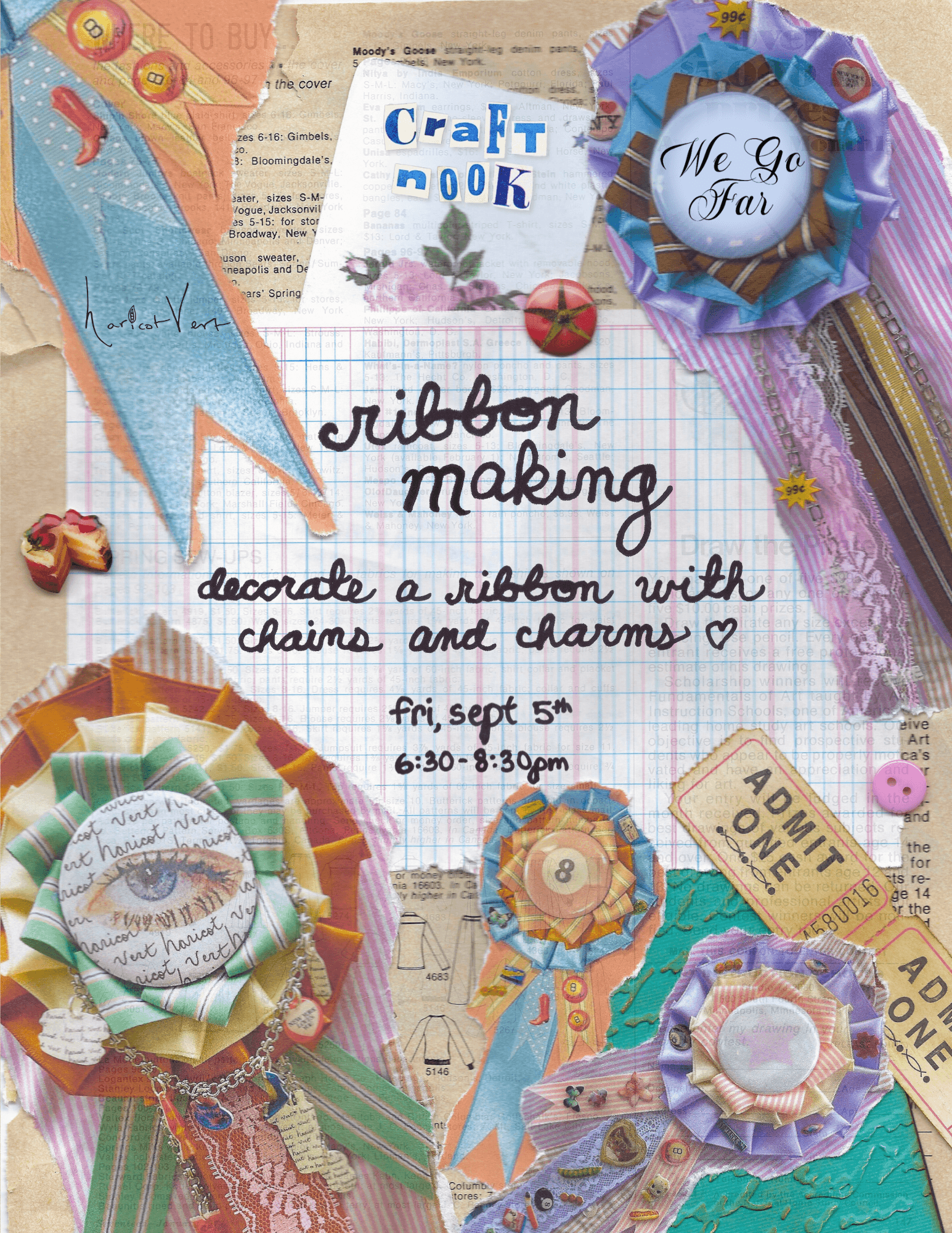 make a prize ribbon w/ we go far event image
