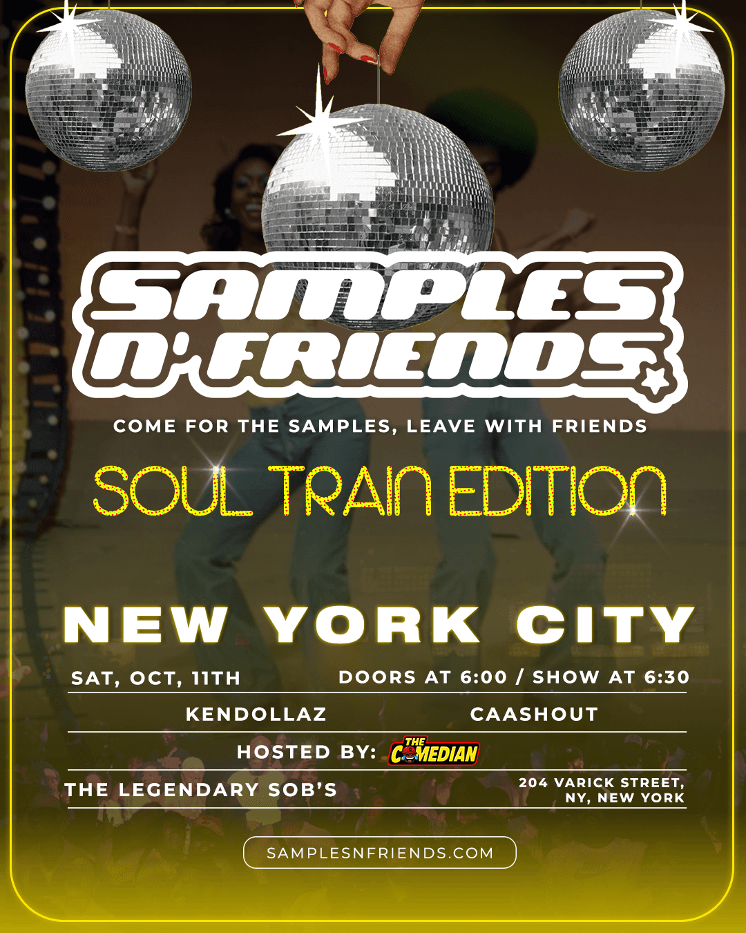 Samples n' Friends: Soul Train Edition event image