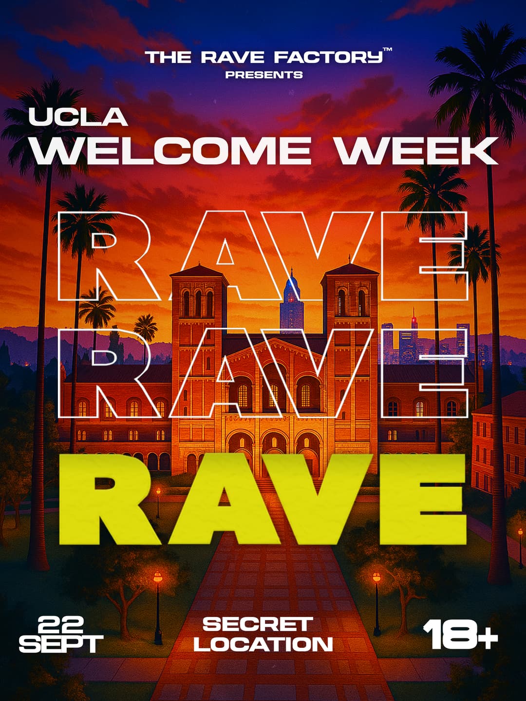 UCLA Welcome Week Rave event image