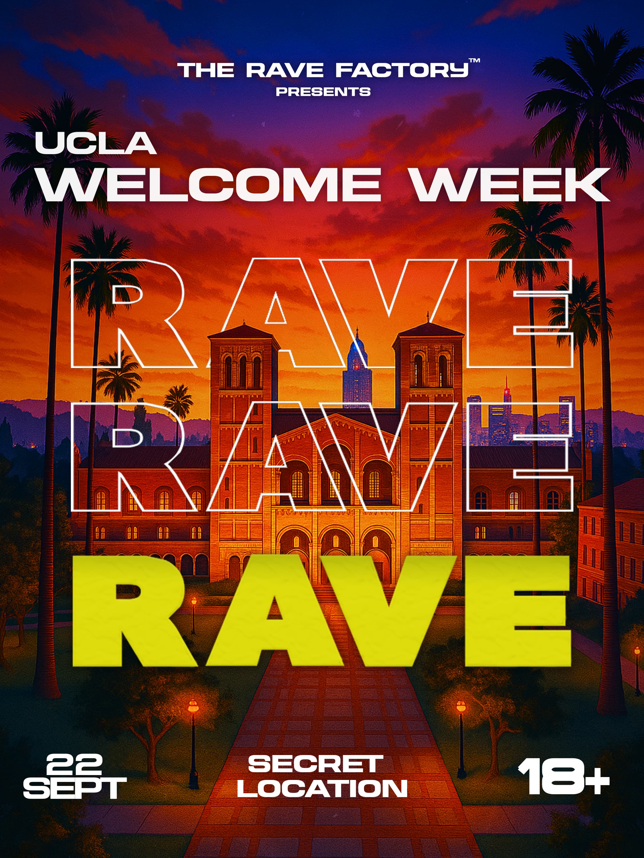 UCLA Welcome Week Rave event image