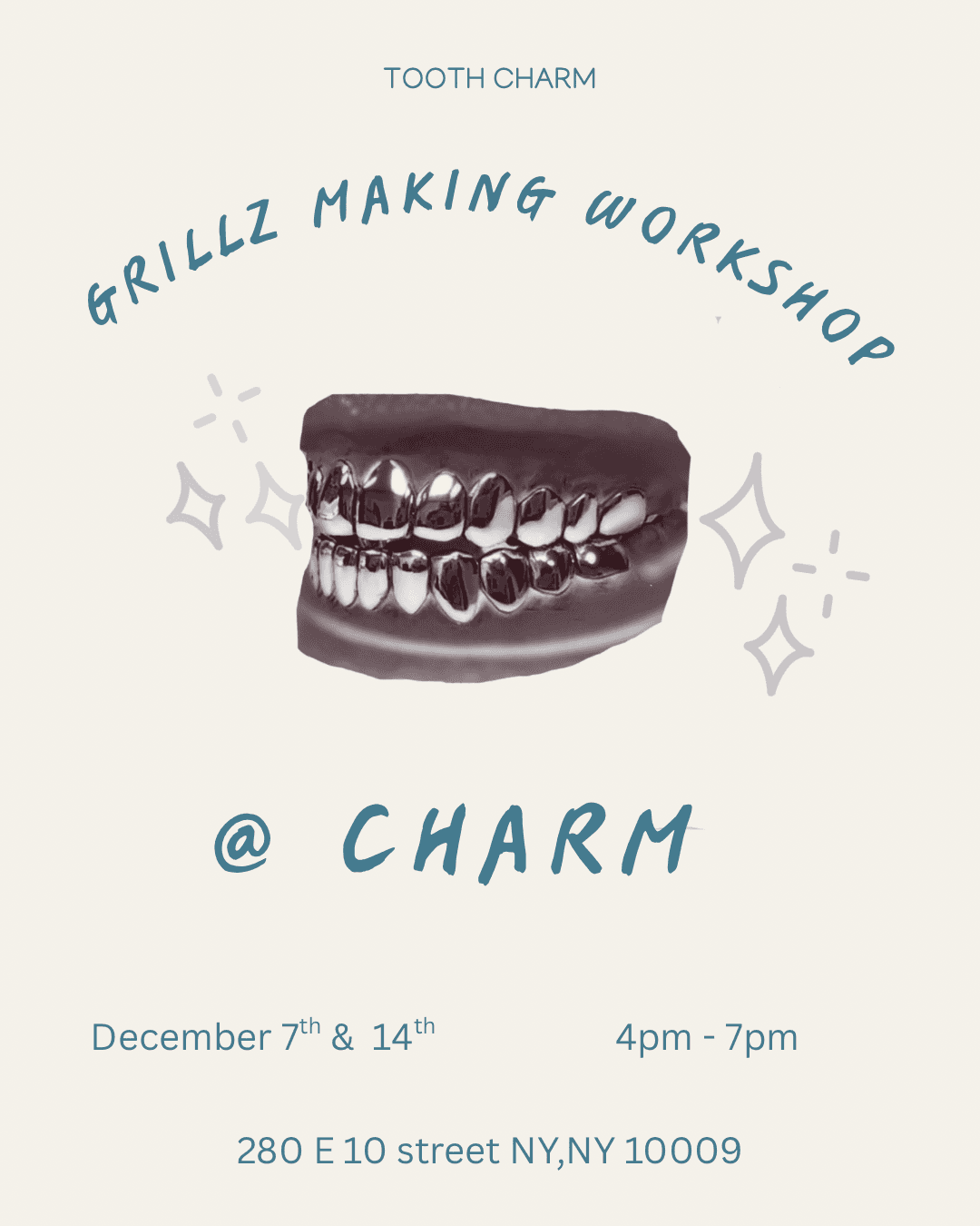Grillz Workshop with Tooth Charm event image