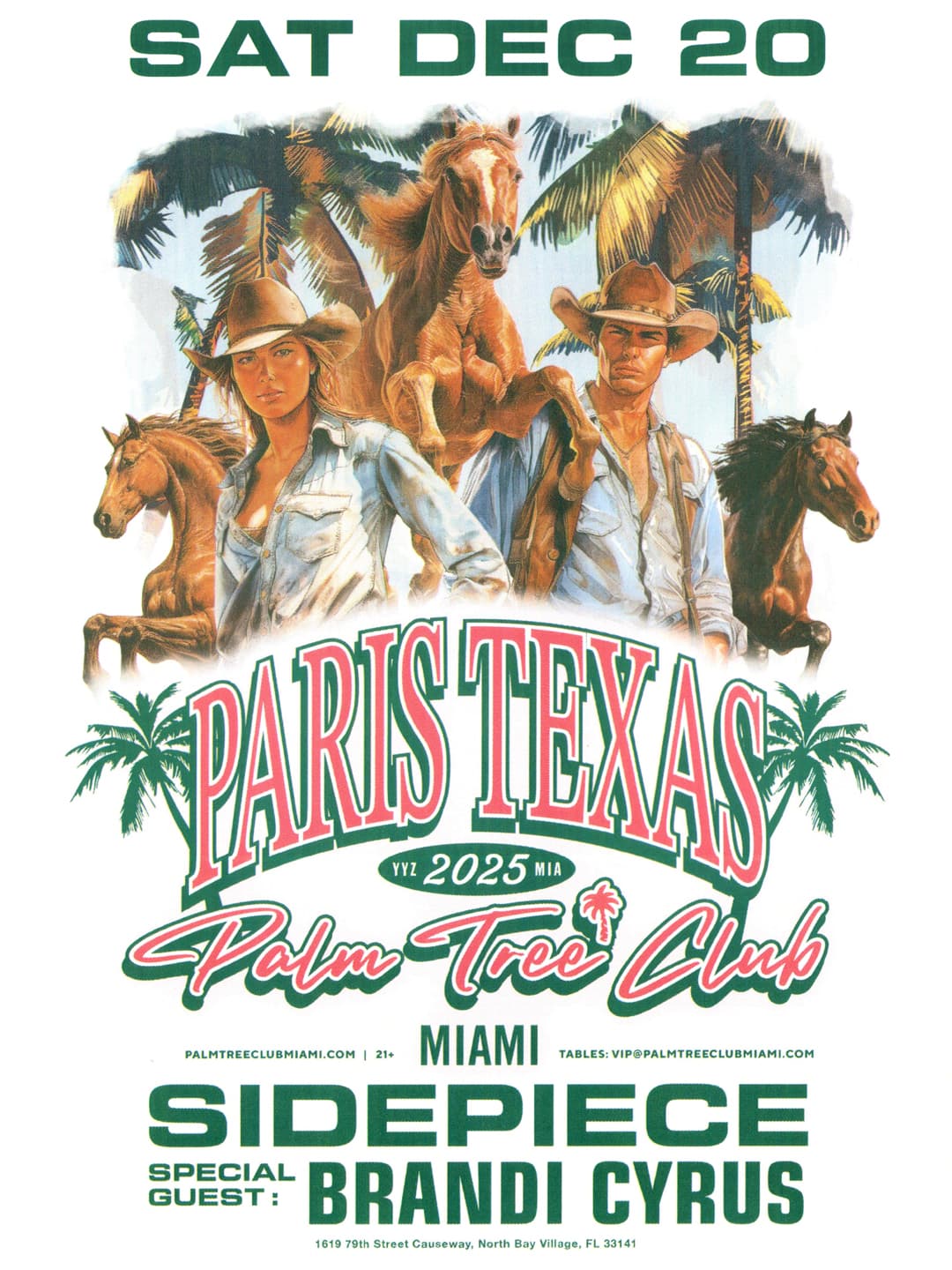 SIDEPIECE Presented By Paris Texas at Palm Tree Club Miami event image