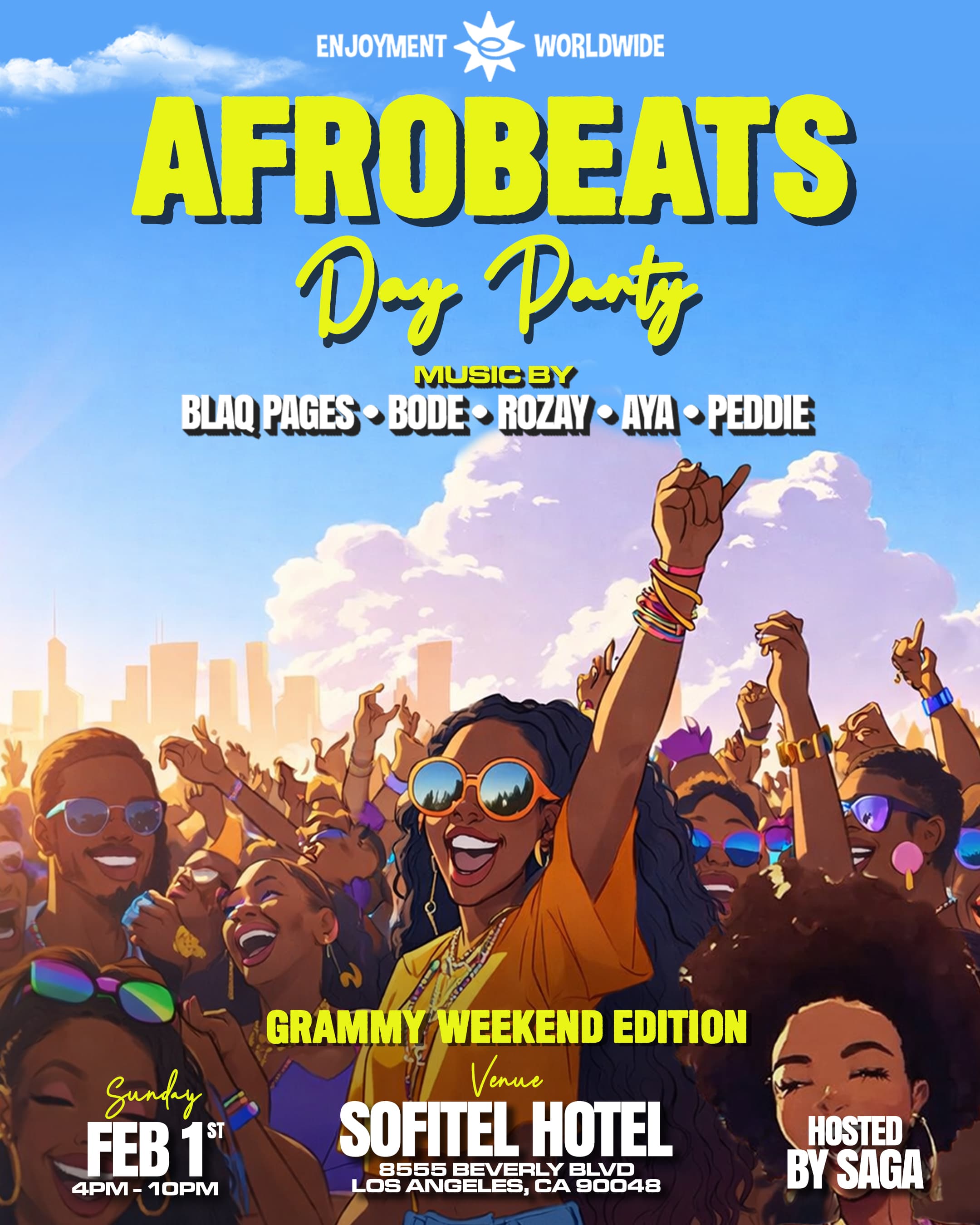 Afrobeats Day Party in Beverly Hills (Grammy Weekend ) event image