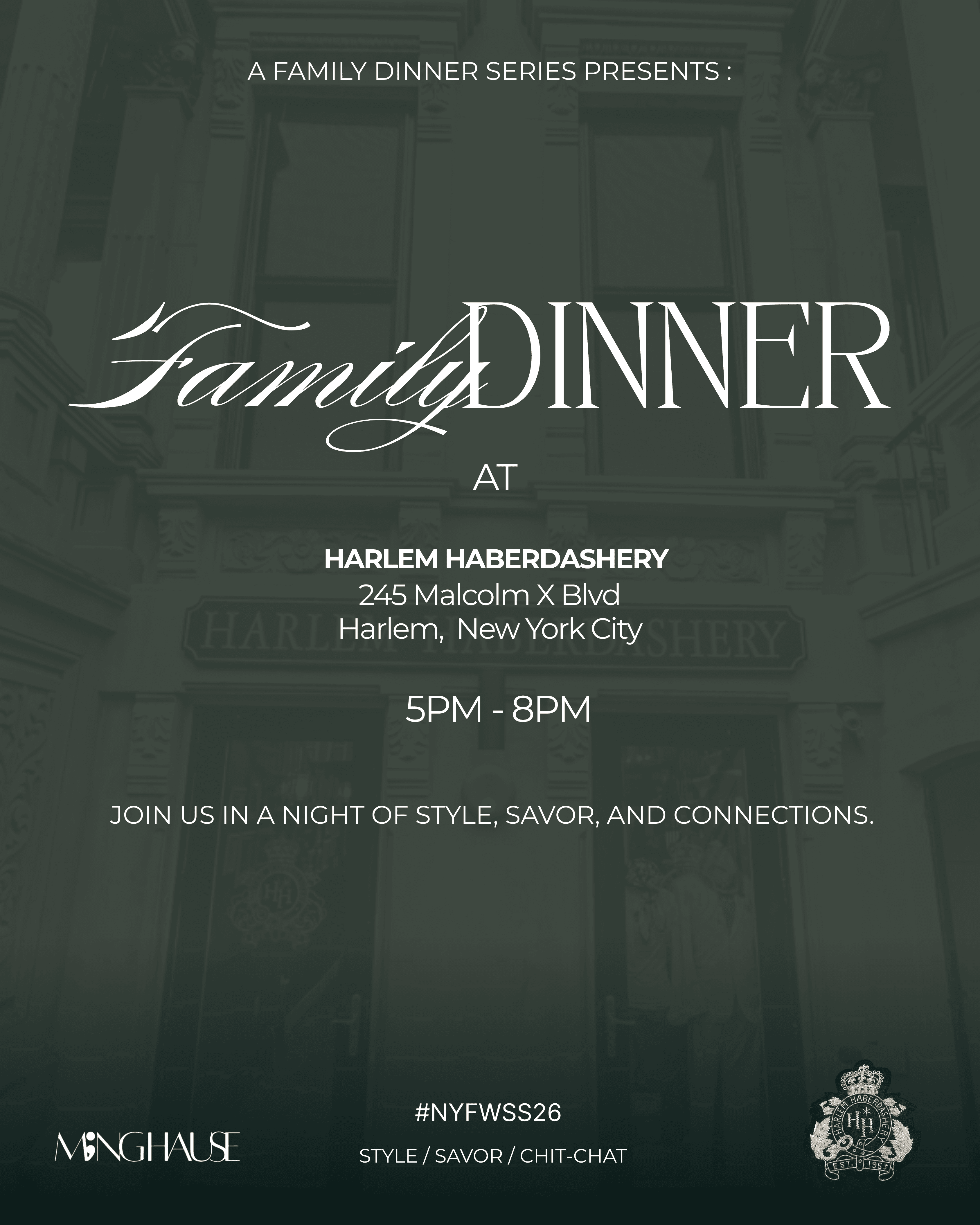 A Family Dinner Series Presents: FAMILY DINNER event image