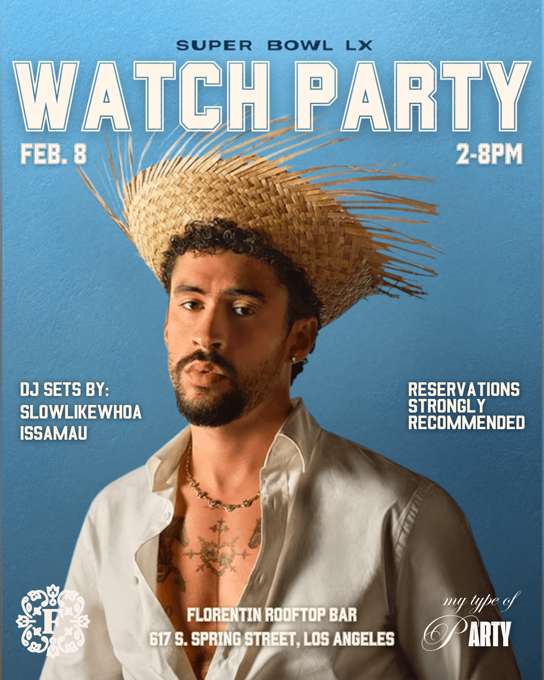 Super Bowl Watch Party at Florentin Rooftop Bar event image