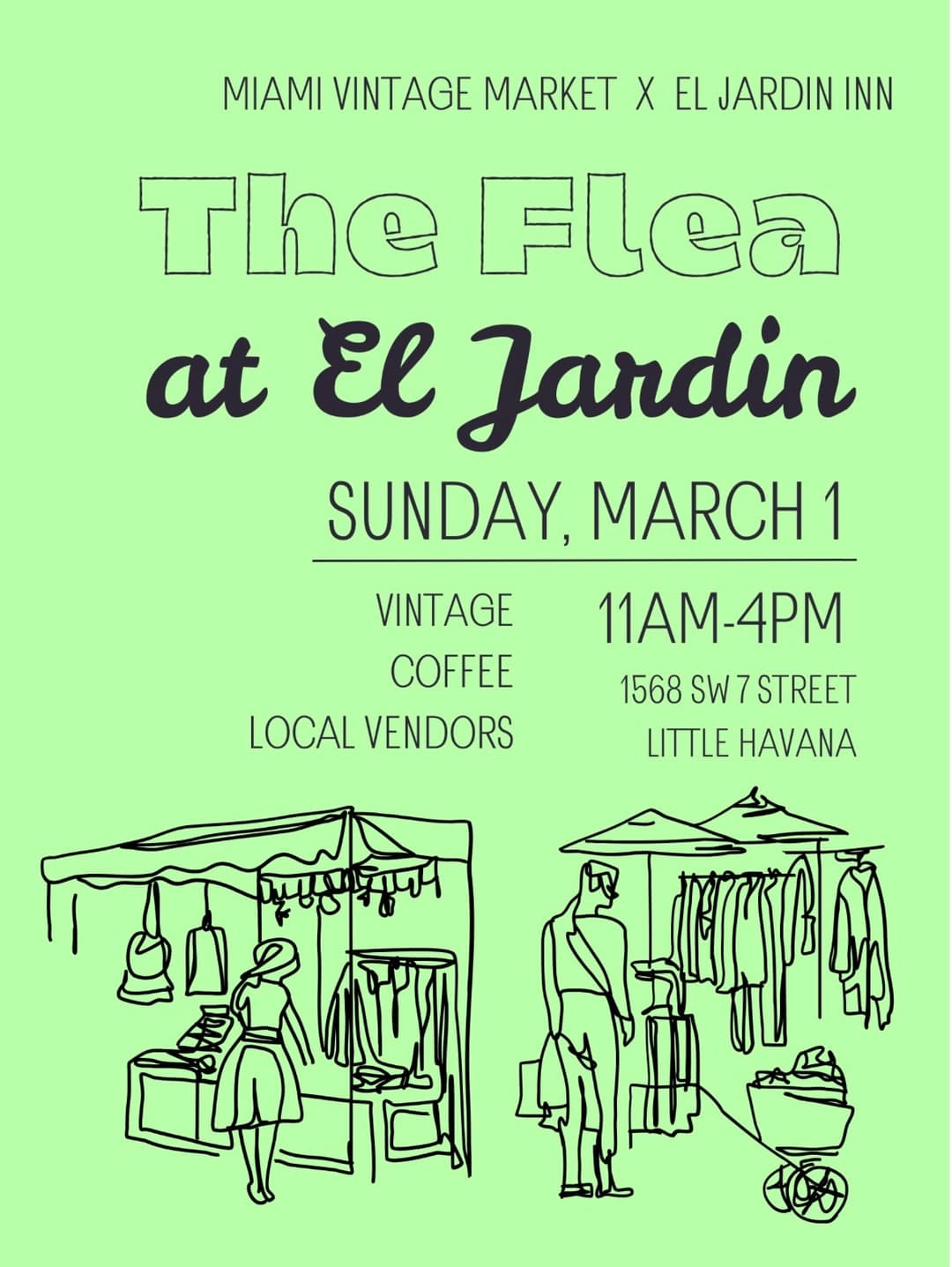 Miami Vintage Market x El Jardin Inn event image