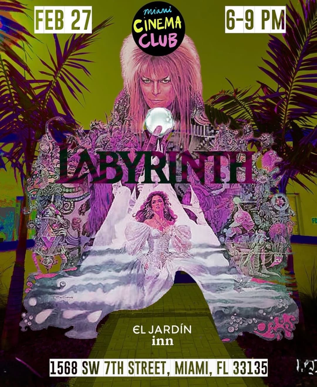 El Jardin Inn x Miami Cinema Club - Moonlight Movie Night event image