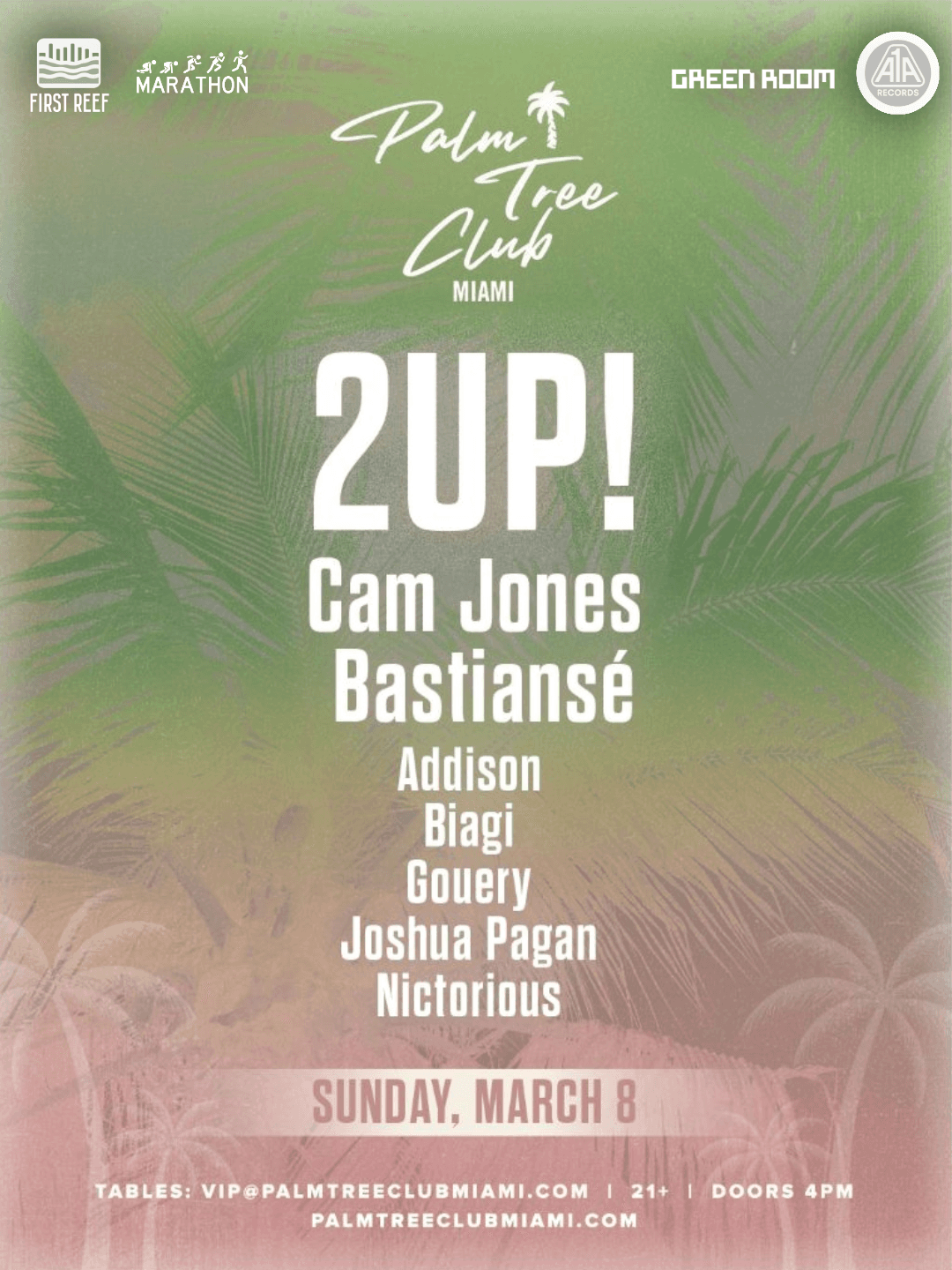 2UP! Presented by Palm Tree Club Miami event image