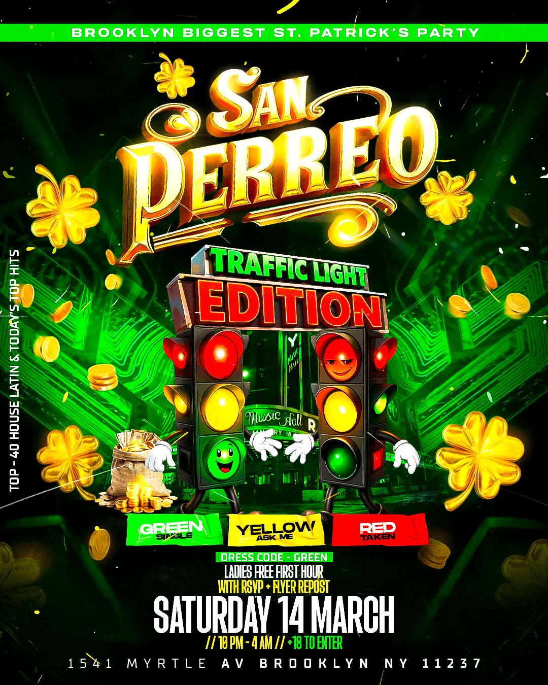 SAN PERREO IN BROOKLYN 🍀 event image
