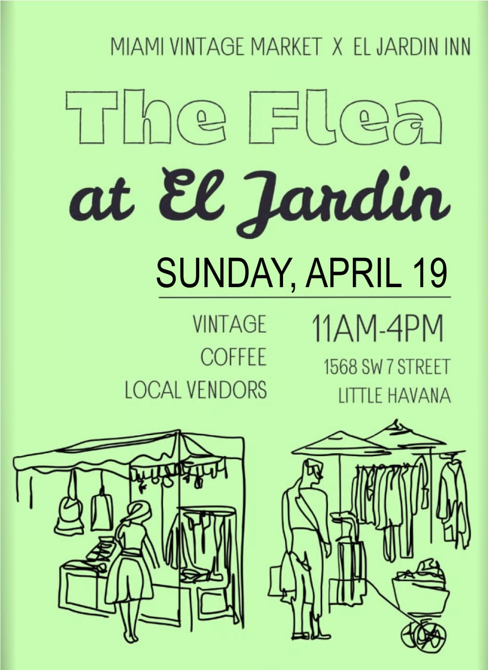 El Jardin Inn x Miami Vintage Market event image