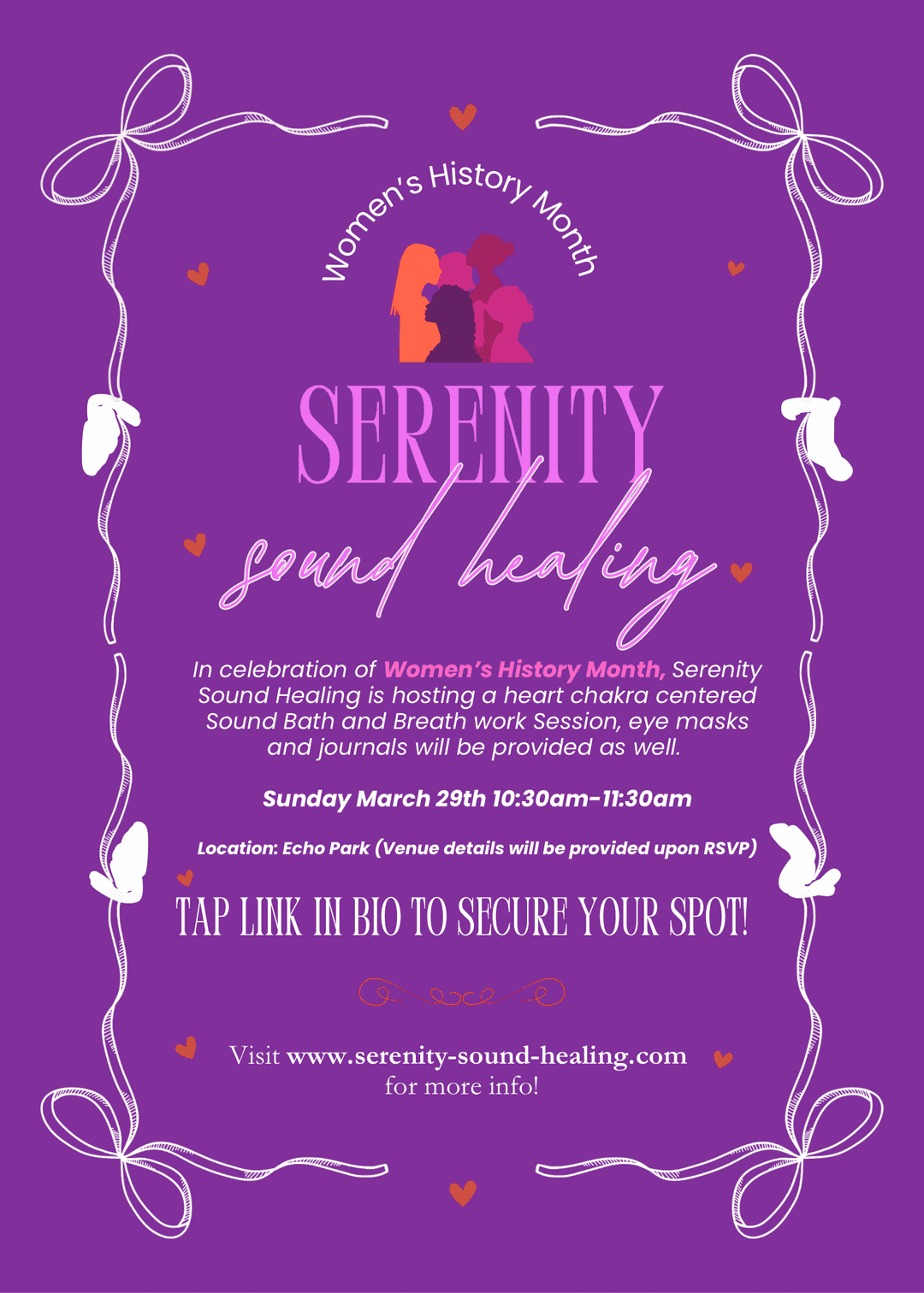 Women's History Month Sound Healing & Breathwork Event event image