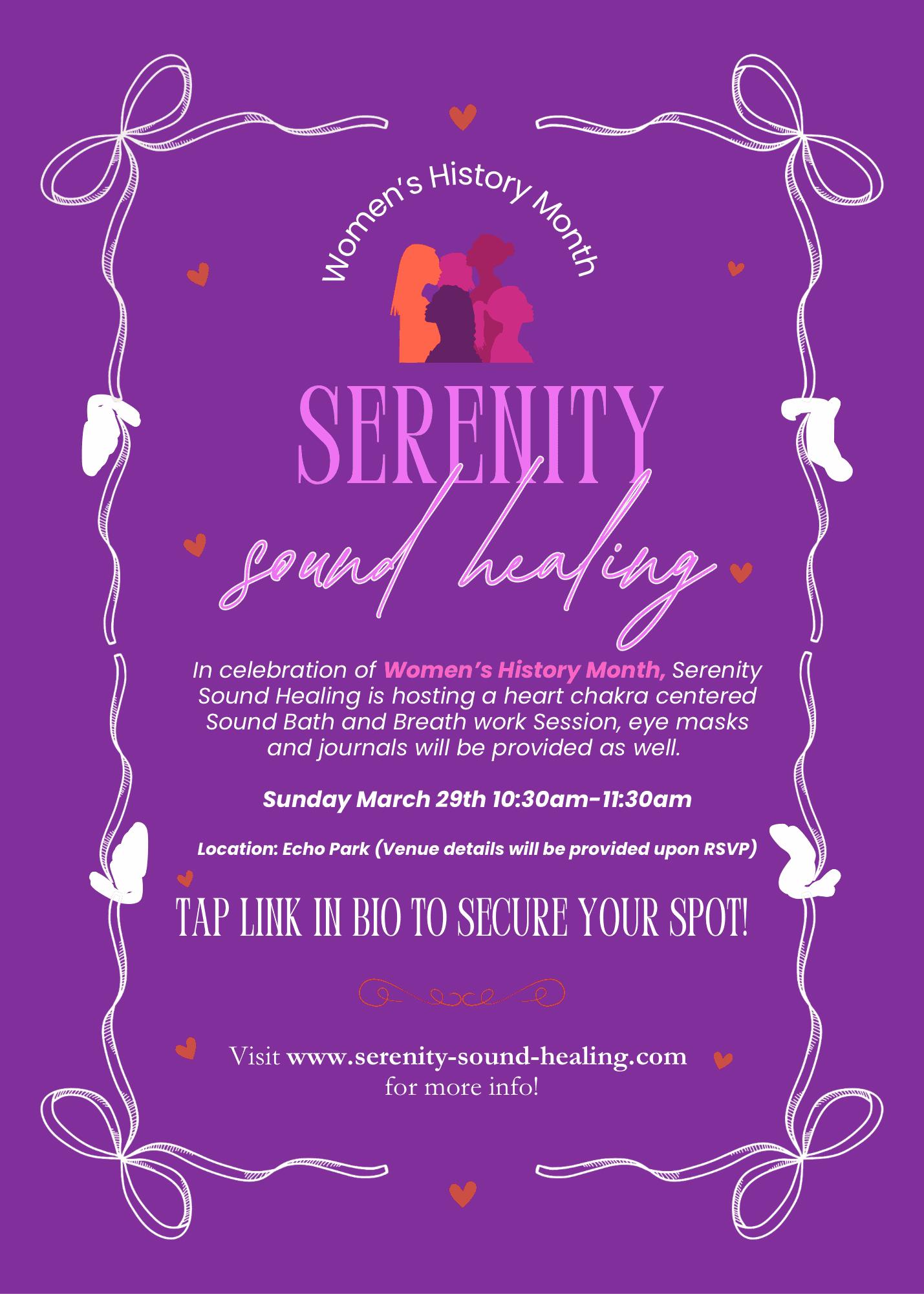 Women's History Month Sound Healing & Breathwork Event event image