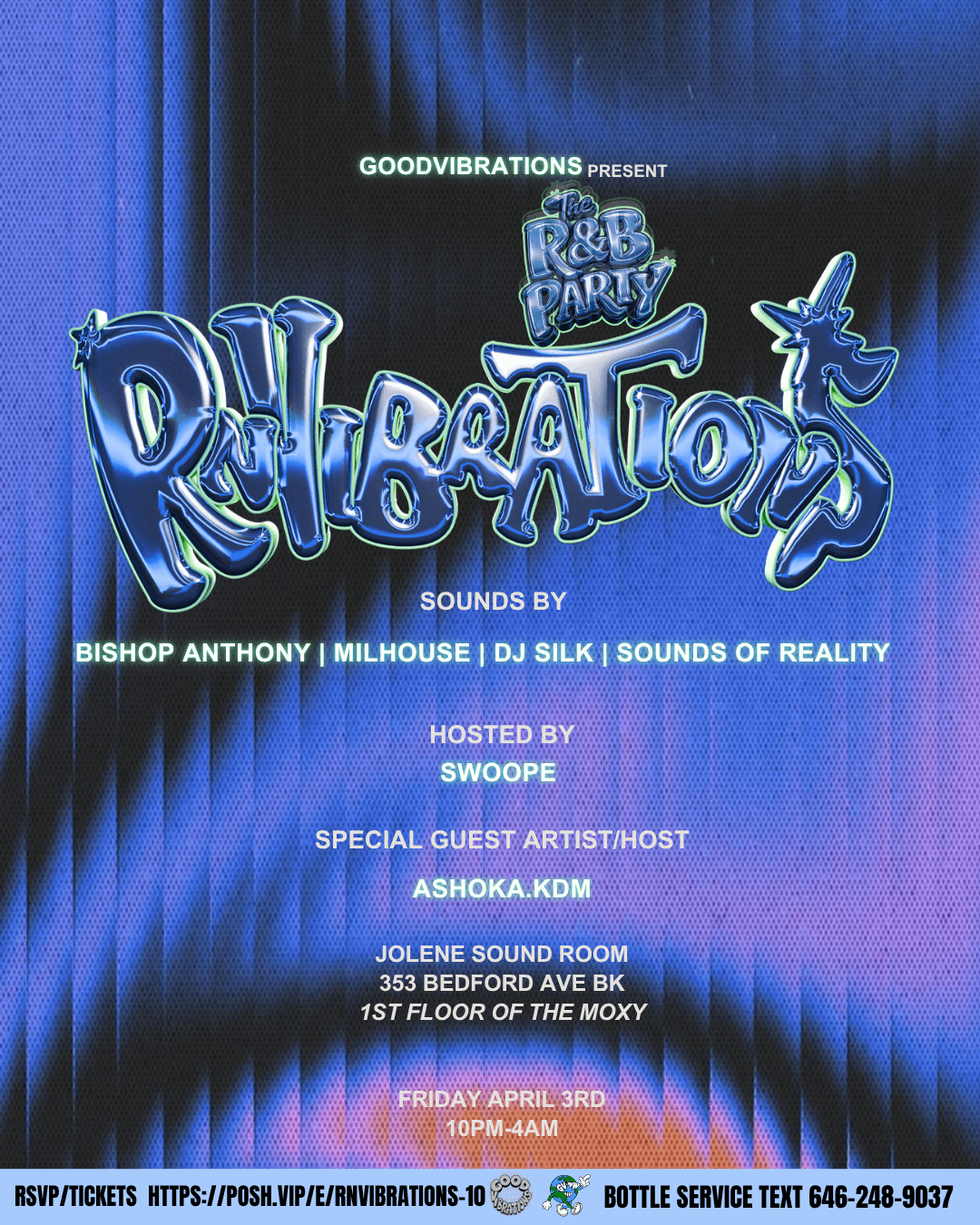 RnVibrations : "The RnB Party" @ Jolene Sound Room event image